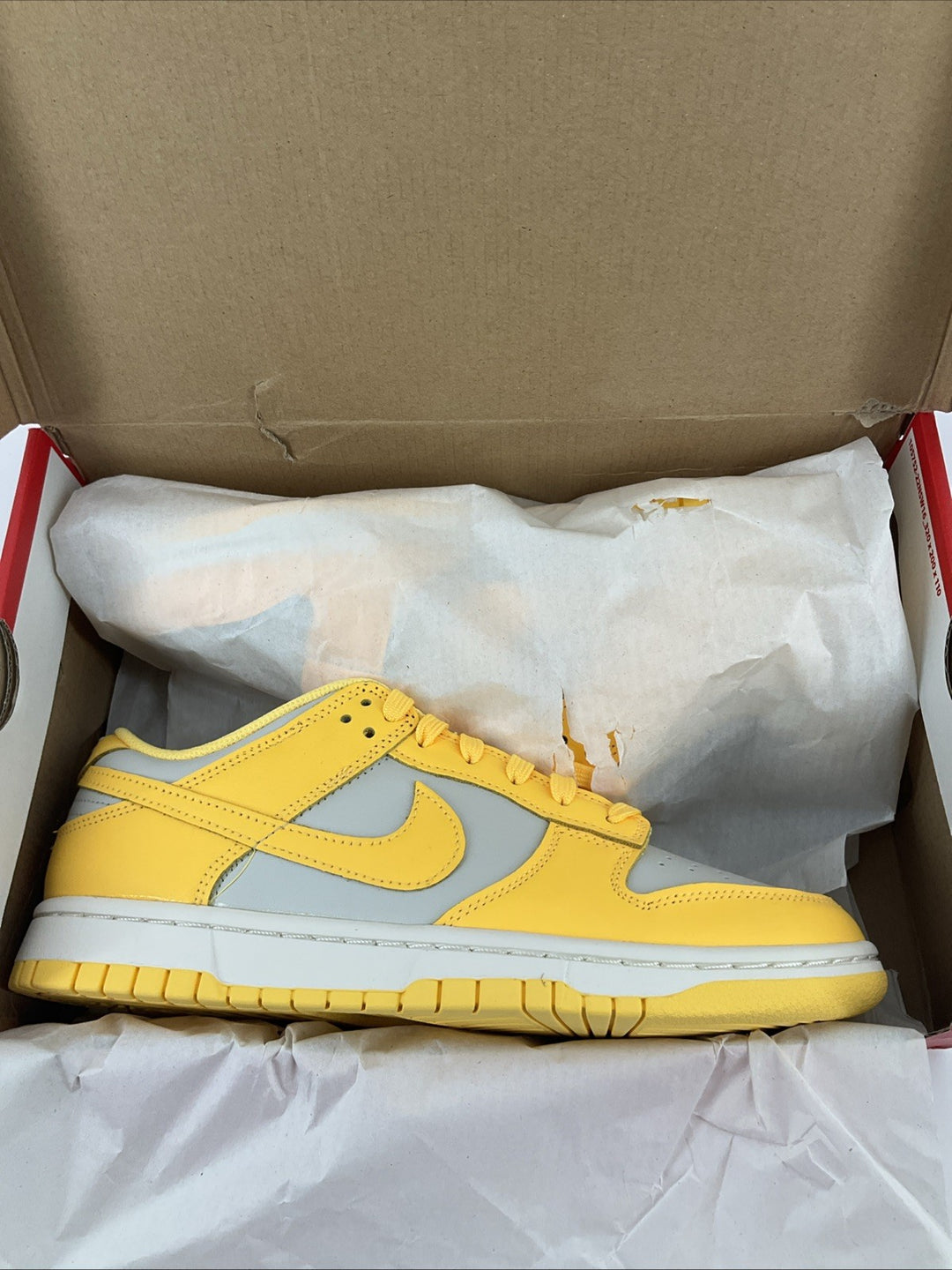 New Size 10 Womens Dunk Low Light Bone Citron Pulse-Sail DD1503-800