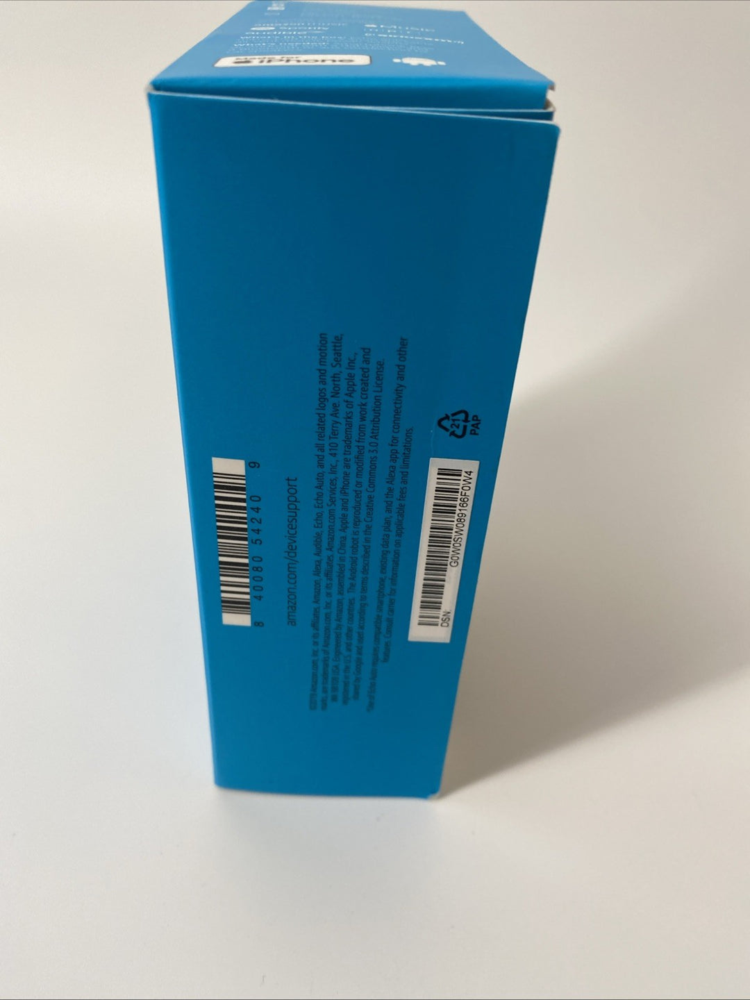 New Sealed Amazon Echo Auto Hands Free Smart Vehicle Car Speaker Assistant Alexa