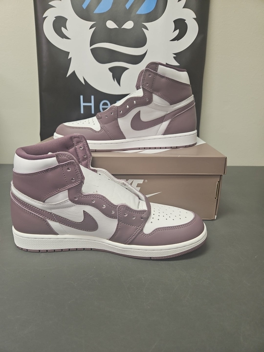 NEW Size 10.5 Men Nike Air Jordan 1 Retro High OG  Sky J Mauve/ White DZ5485-105