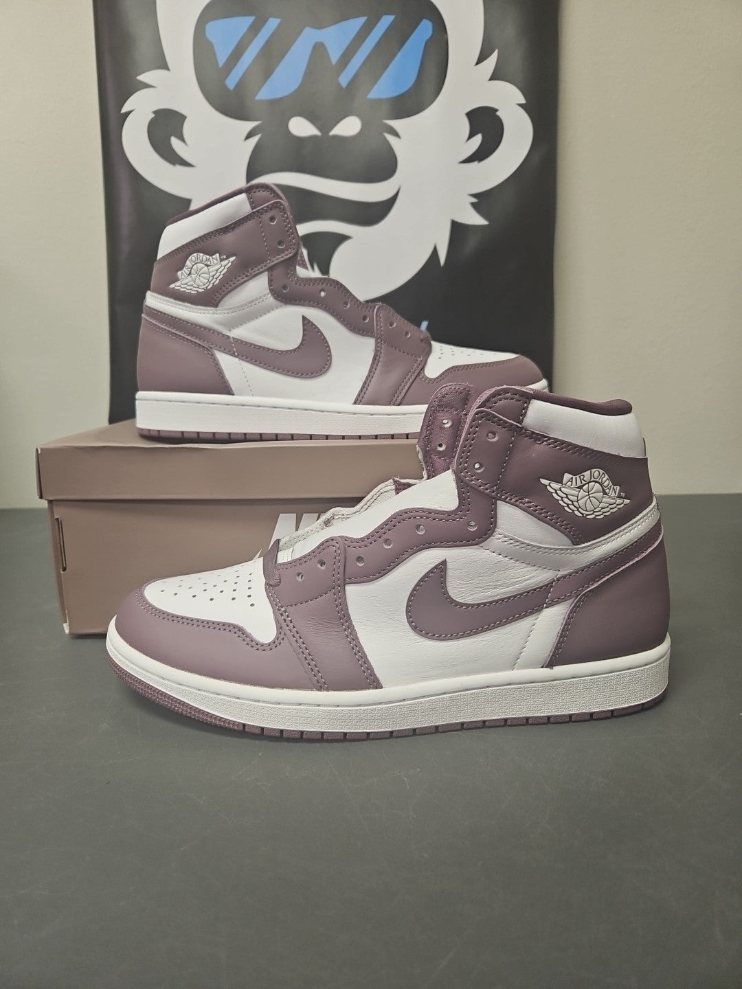 NEW Size 11 Men Nike Air Jordan 1 Retro High OG  Sky J Mauve/ White DZ5485-105