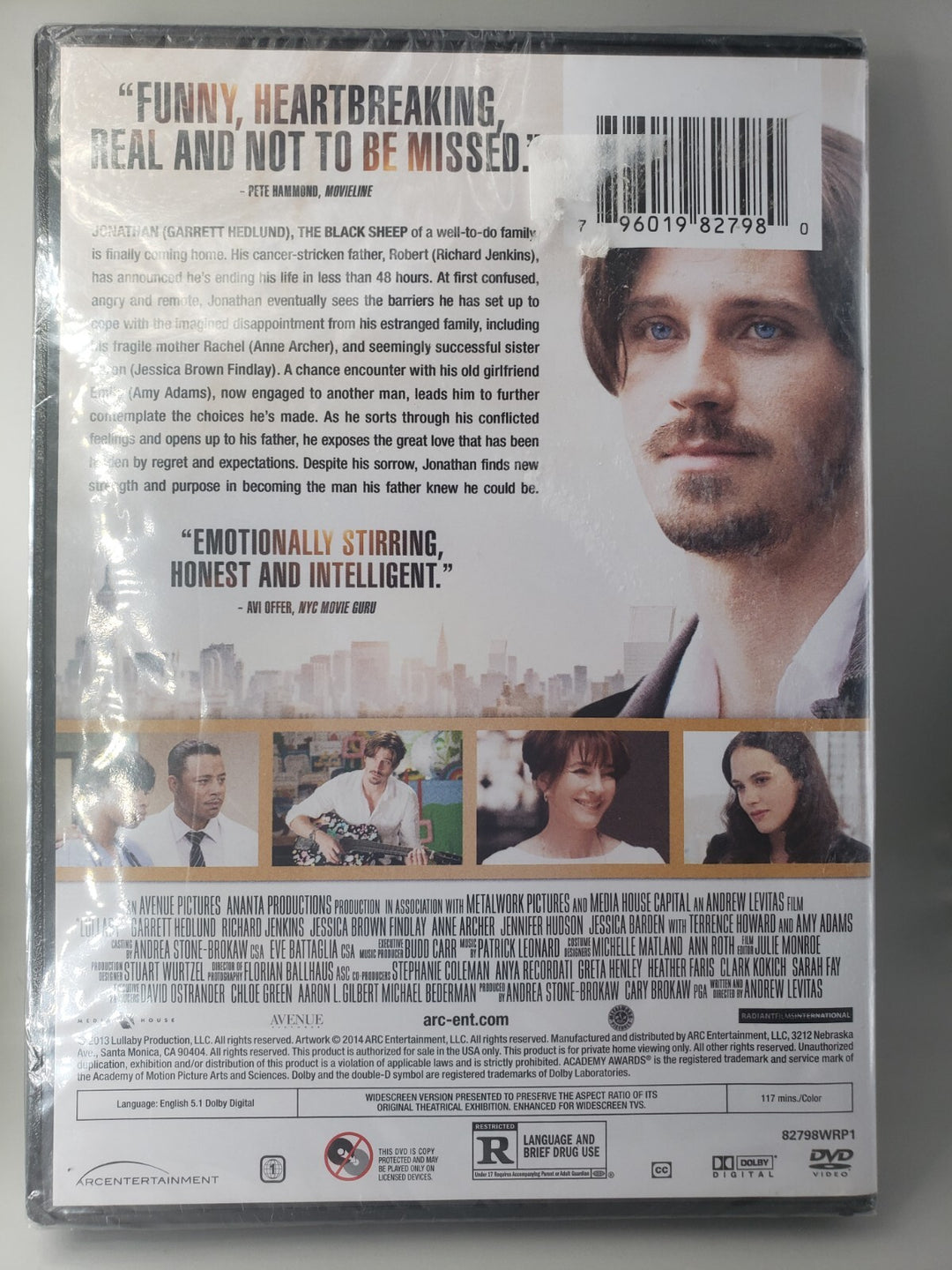 New Sealed Lullaby DVD Amy Adams Jennifer Hudson Terrence Howard Free Shipping