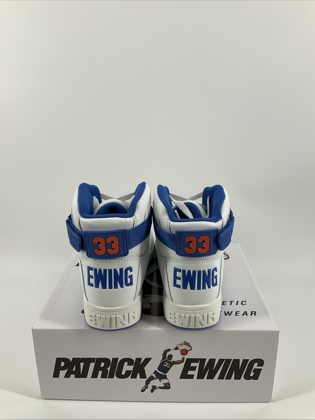 New Size 6 Men 33 Orion Strap Patrick Ewing Blue White 3RBE001OL-132
