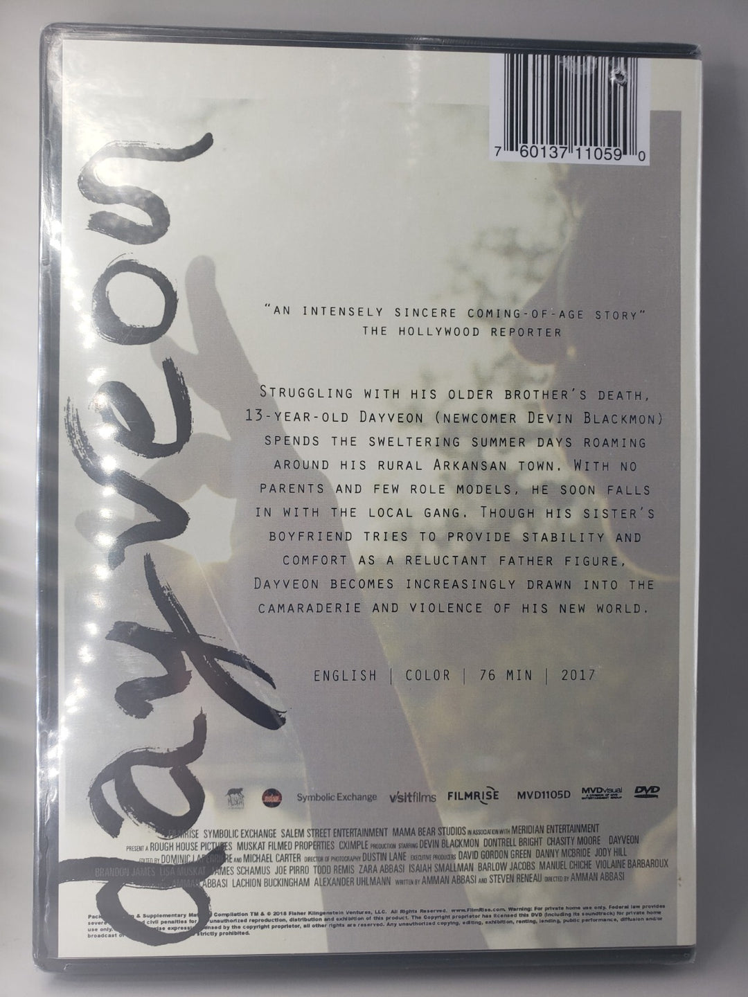 New Sealed Dayveon DVD Free Shipping