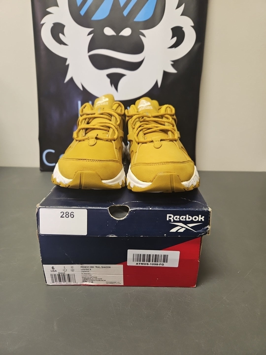 Size 6 Unisex NEW Reebok DMX x Mountain Research Trail Shadow FW3335 NIB