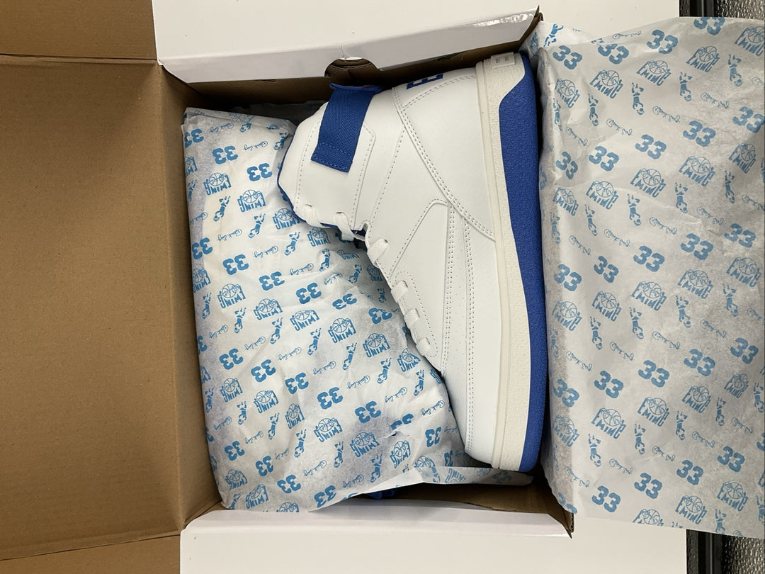 New Size 6 Men 33 Orion Strap Patrick Ewing Blue White 3RBE001OL-132