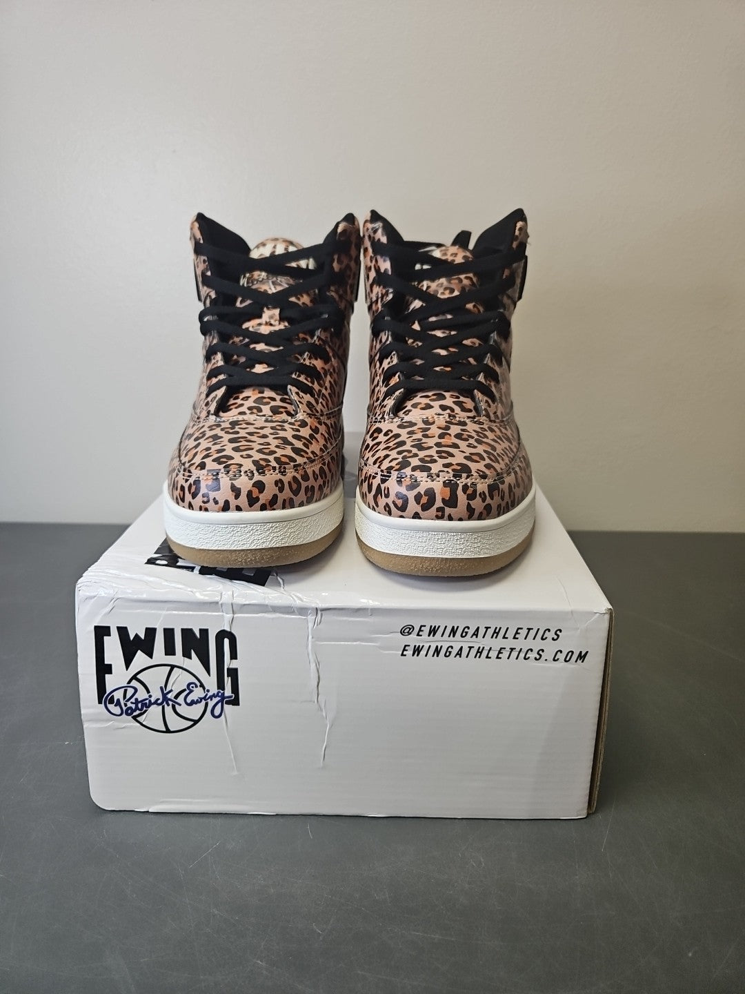 NEW Patrick Ewing Athletics Women's 33 Hi Orion Leopard 5RBE001-999