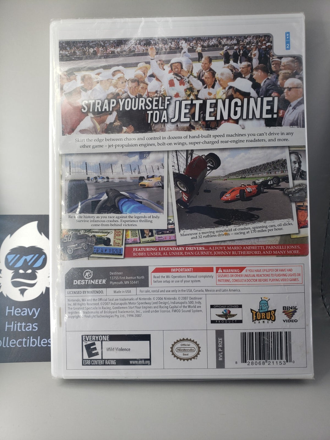 New Sealed Indianapolis 500 Legends (Nintendo Wii, 2007)