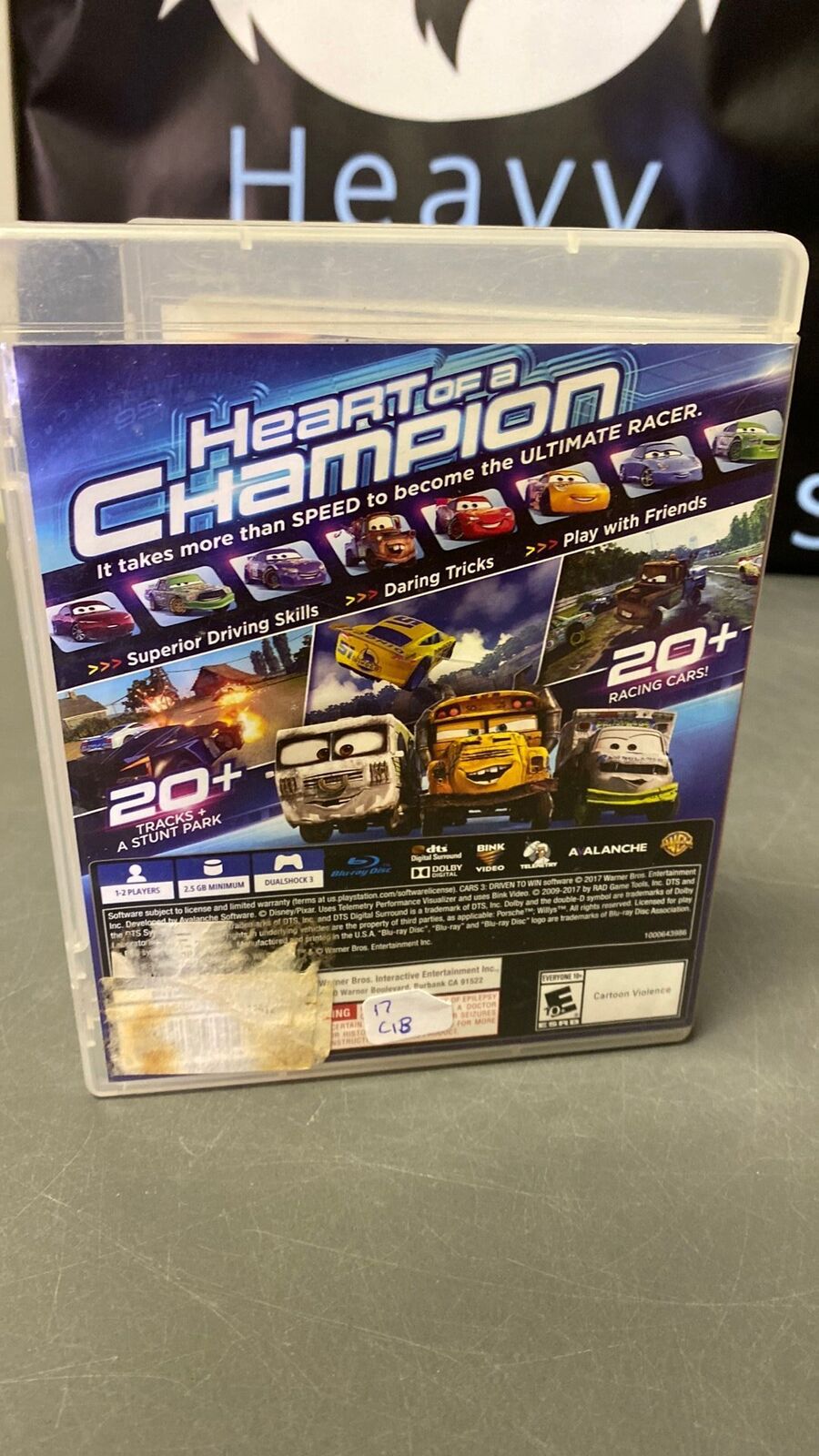 PS3 – Cars 3: Driven to Win – CIB