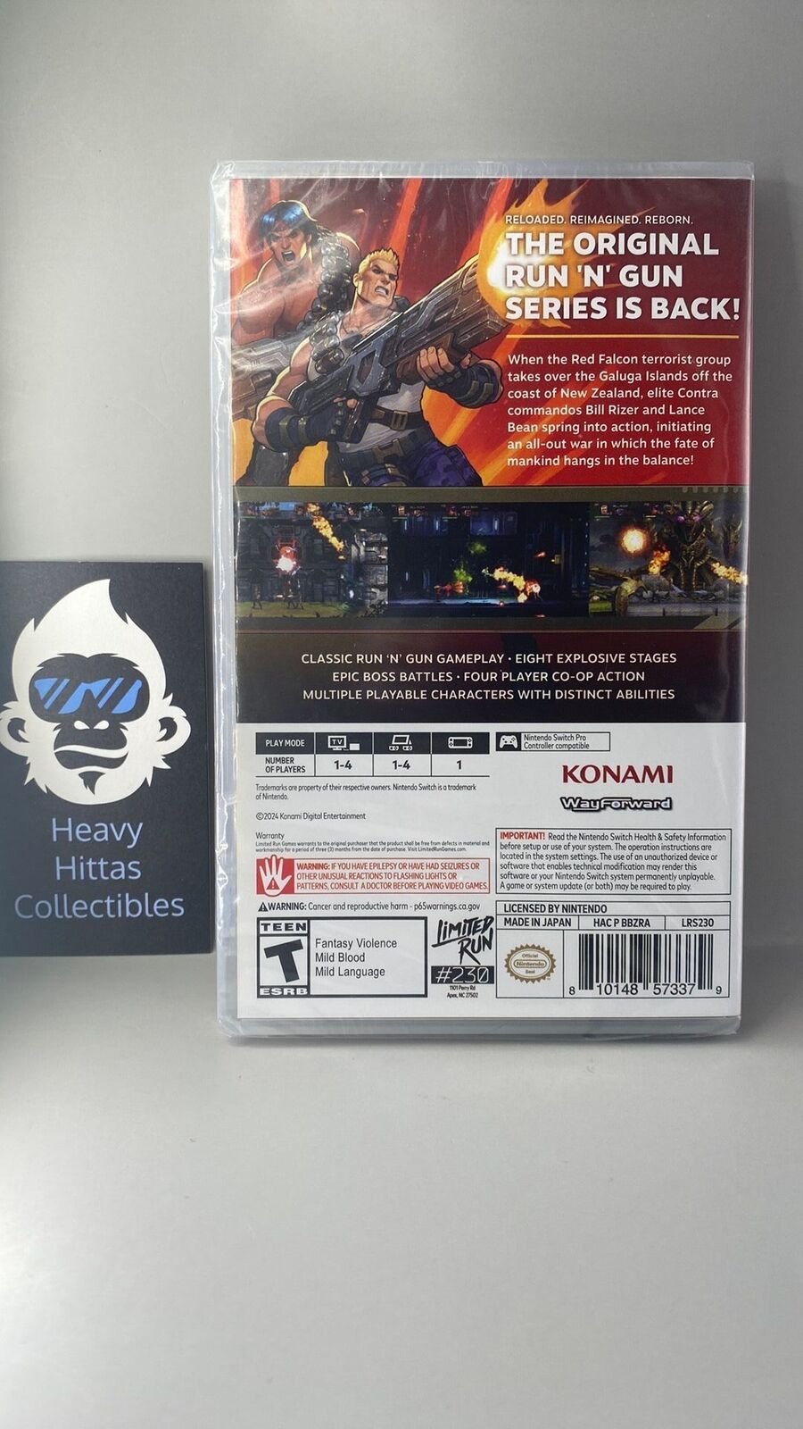 Switch – Contra: Operation Galuga (Limited Run #230) – New