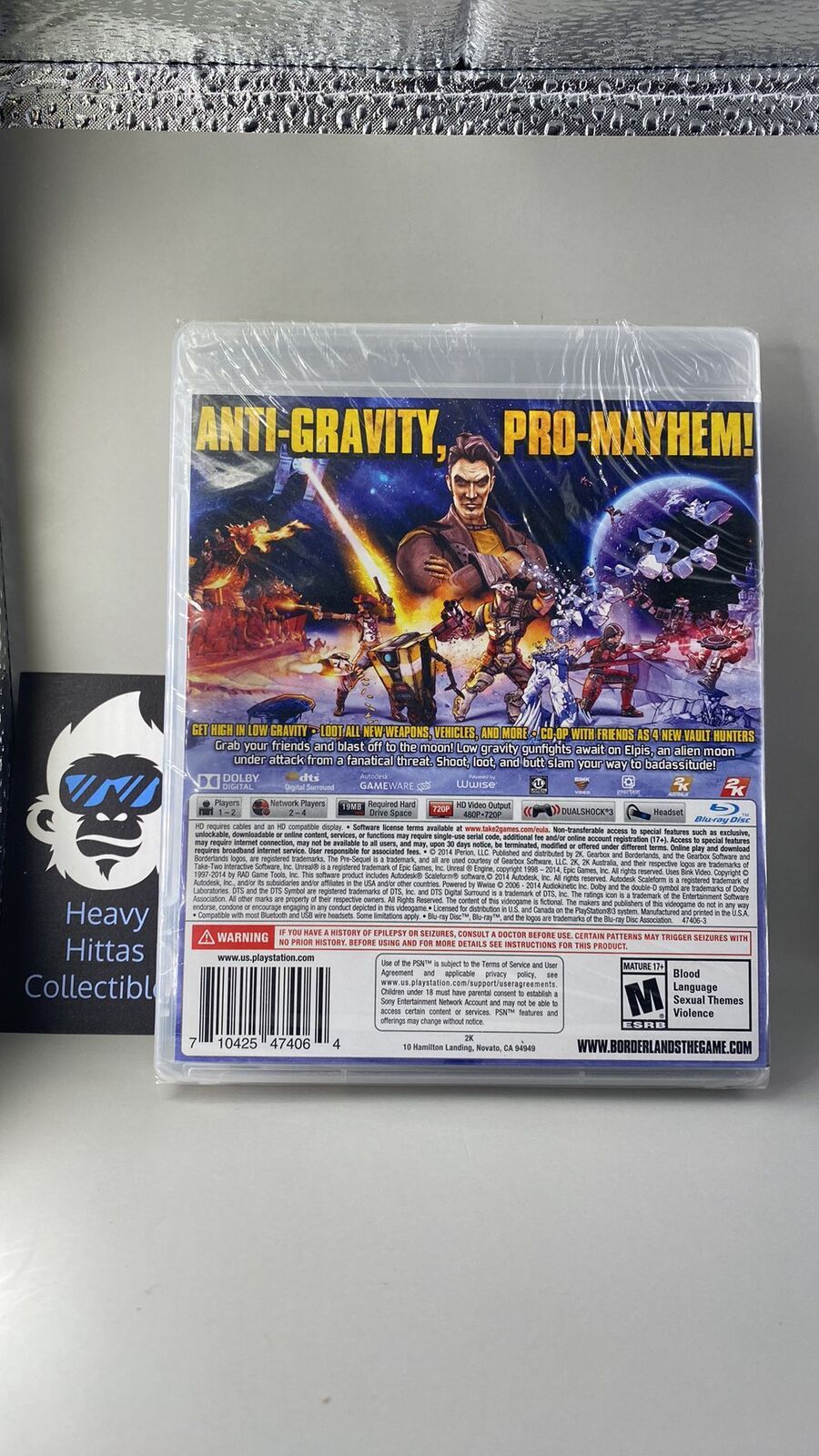 PS3 – Borderlands: The Pre-Sequel! – New