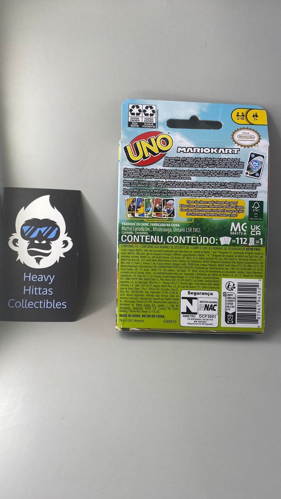 Uno Cards - Mario Kart
