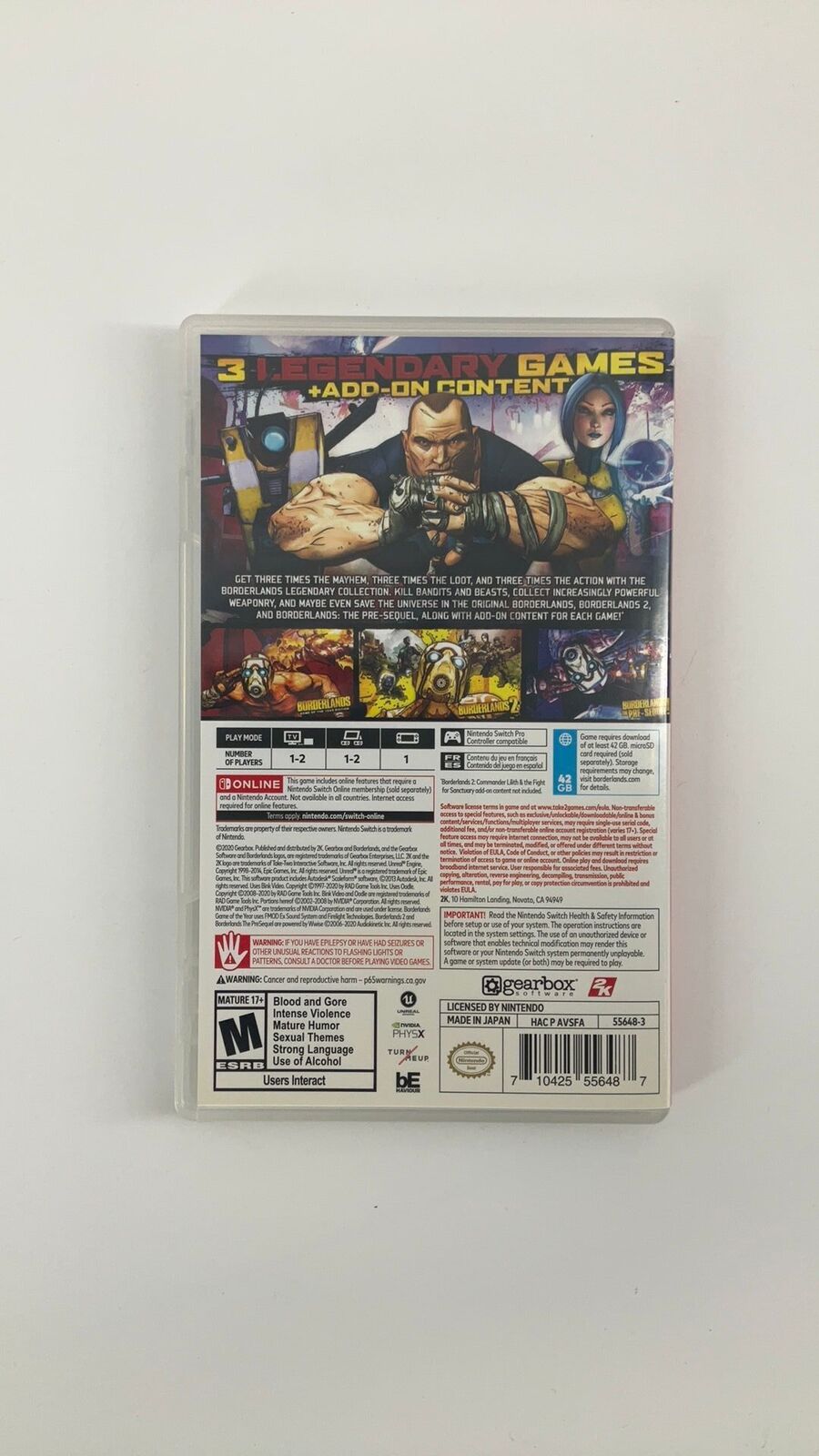 Switch – Borderlands Legendary Collection – CIB