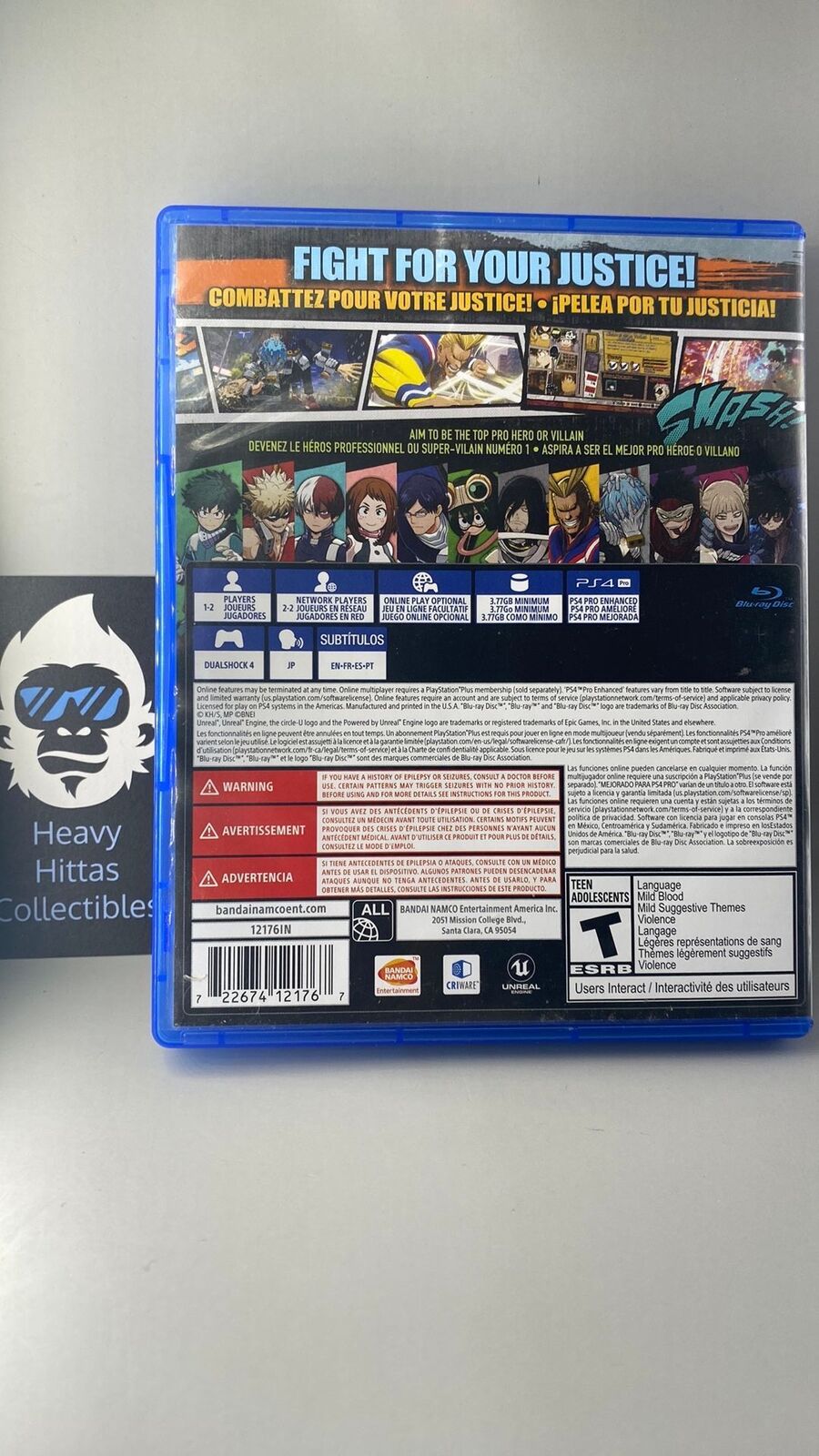 PS4 – My Hero One's Justice – CIB