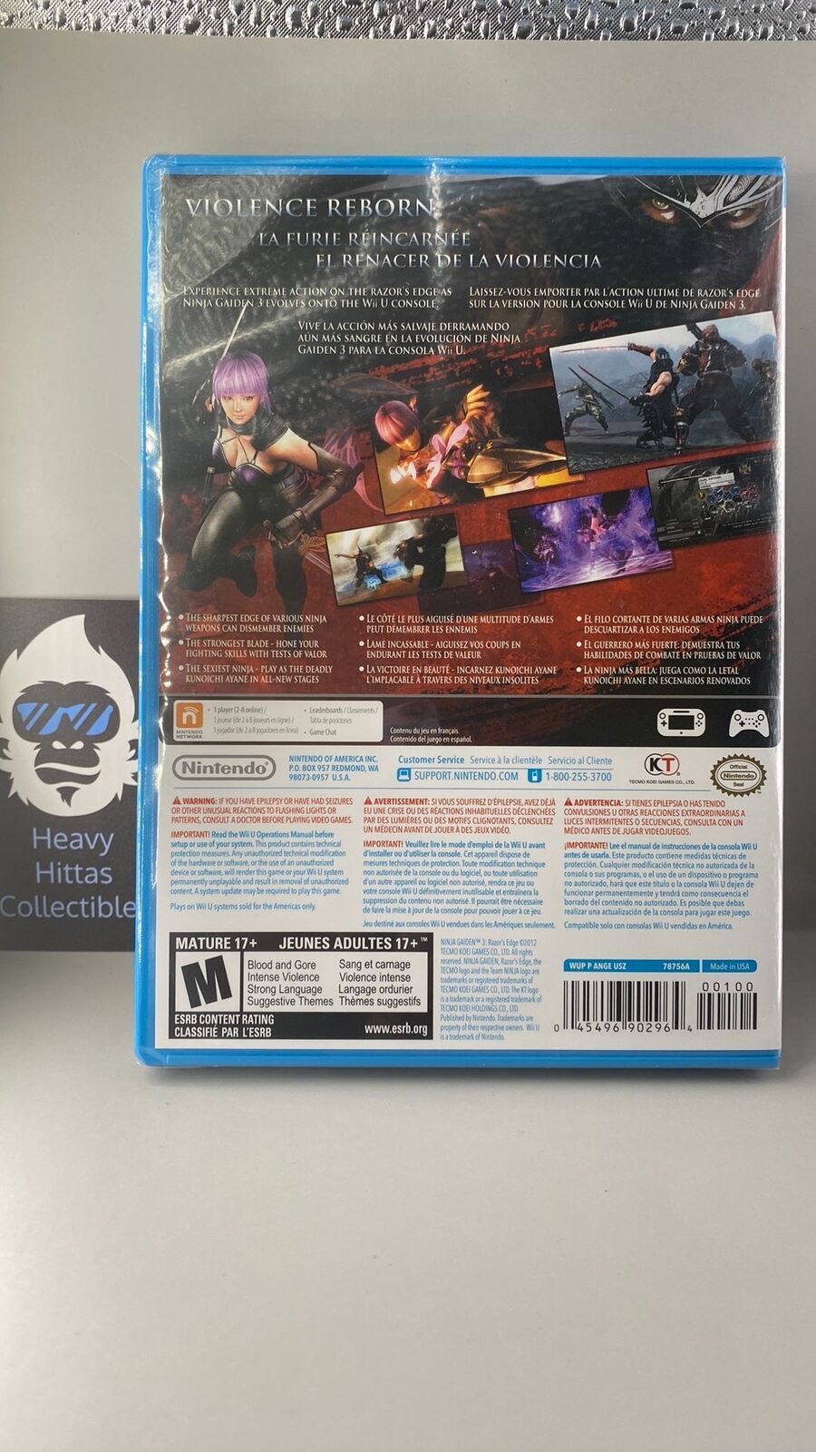 Wii U - Ninja Gaiden 3: Razor’s Edge - New