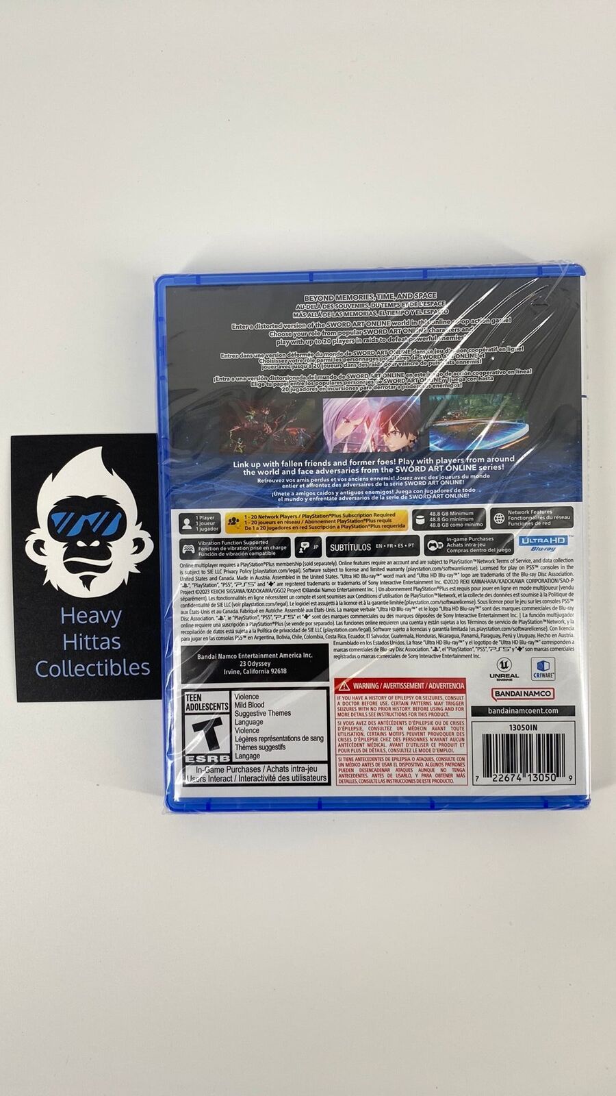 PS5 – Sword Art Online Fractured Daydream – New