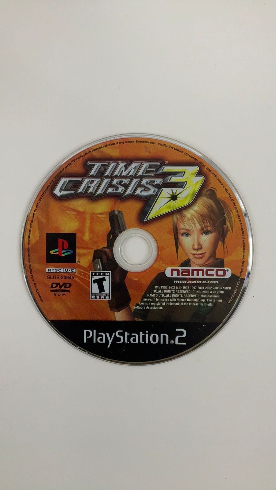 PS2 – Time Crisis 3 – CIB