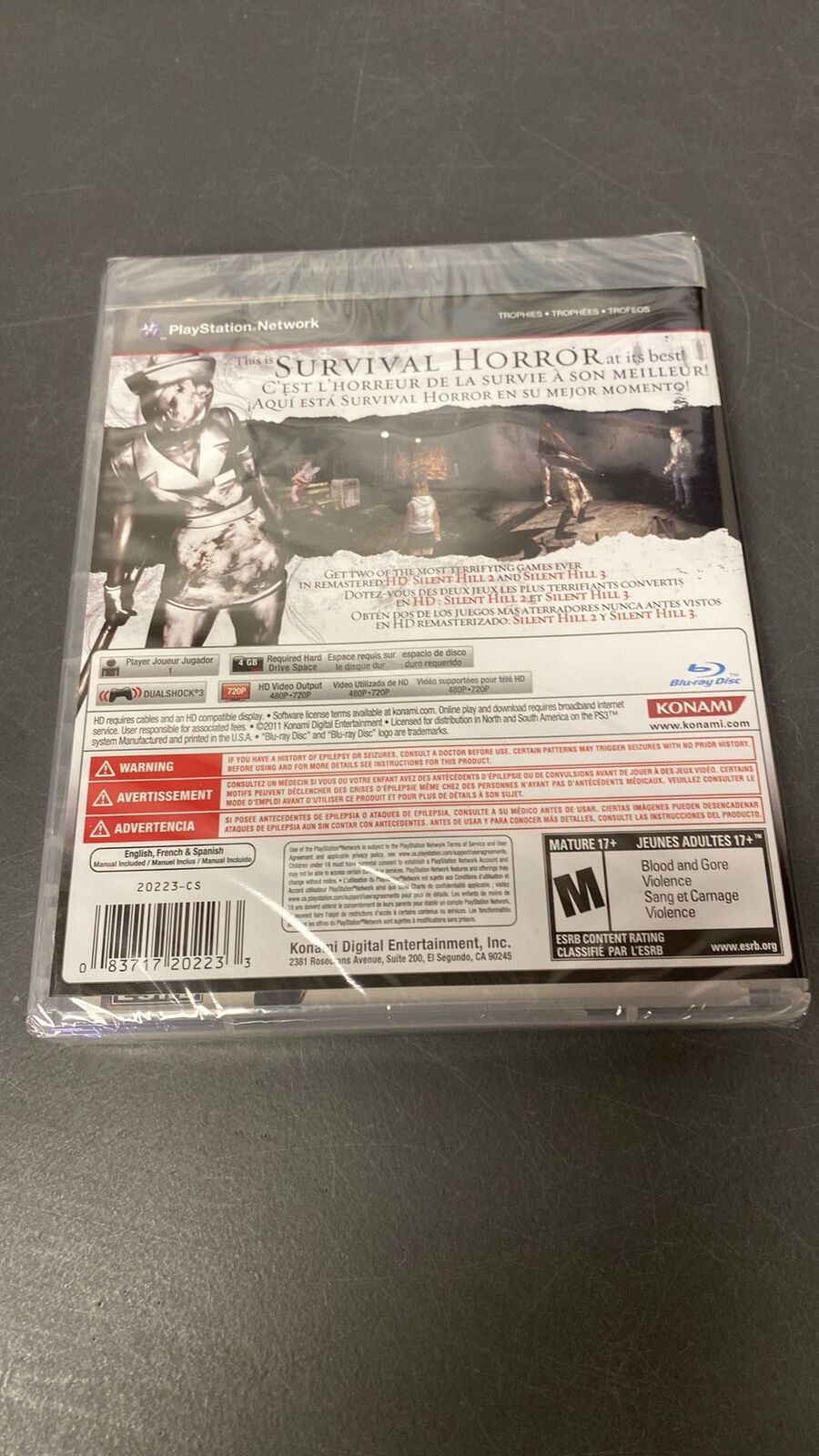 PS3 – Silent Hill HD Collection – New