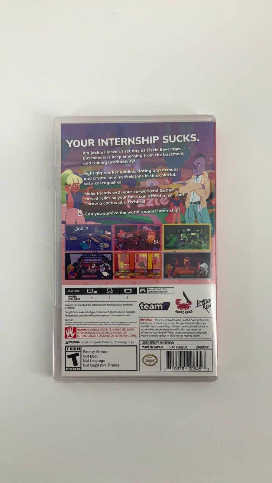 Switch – Going Under: Internships Are Heck – New