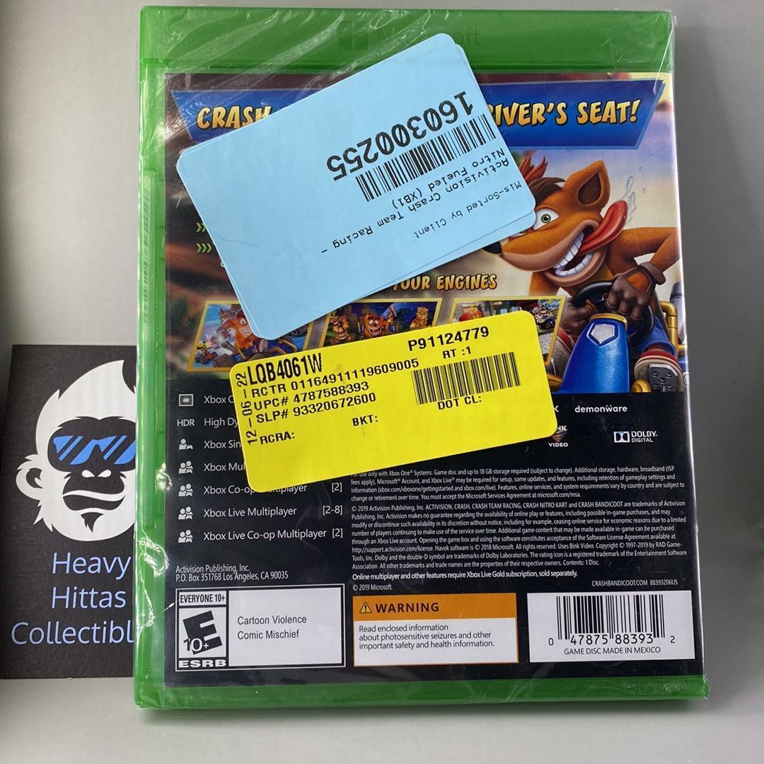 Xbox One - Crash Team Racing Nitro-Fueled - New