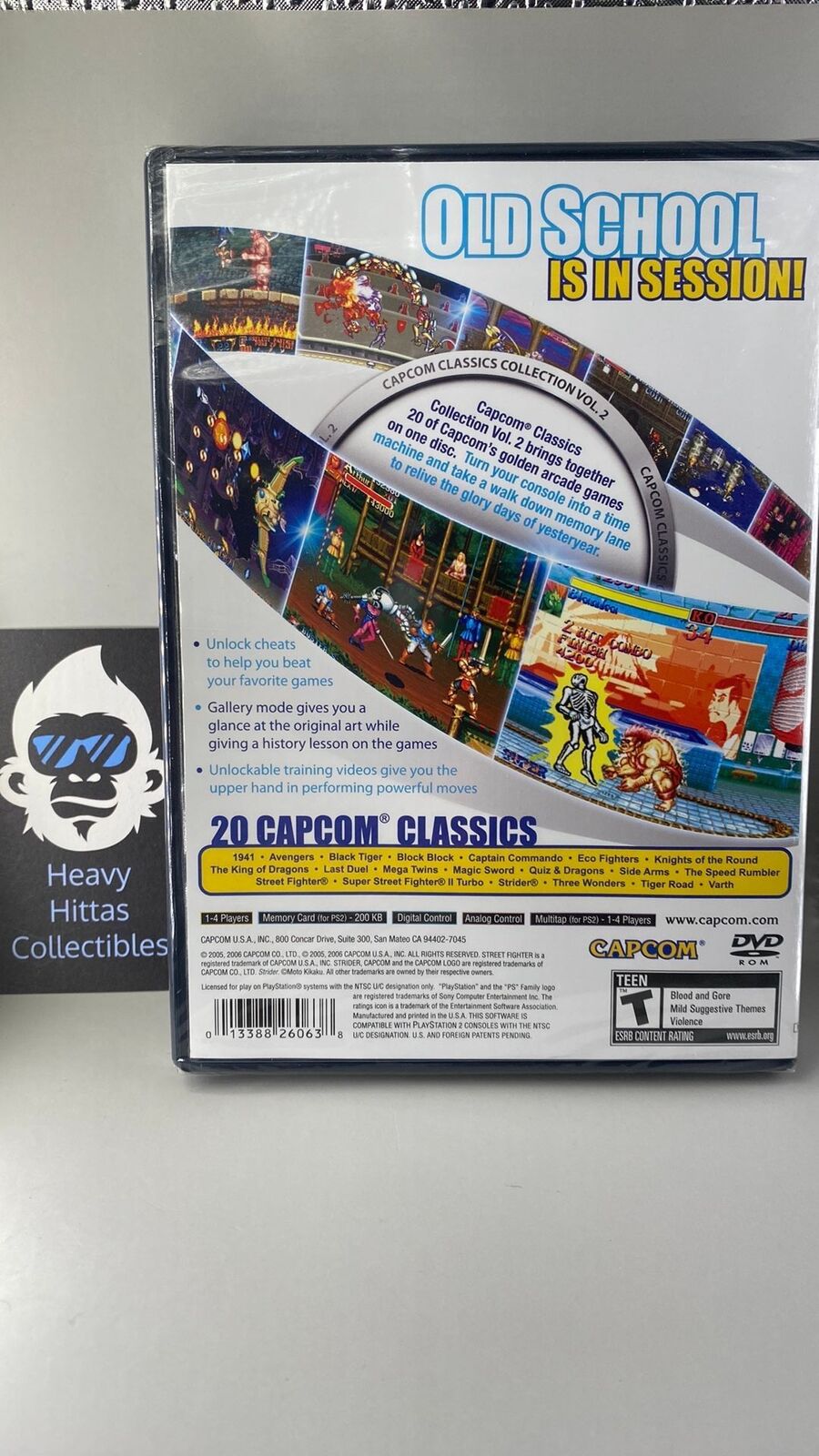 PS2 – Capcom Classics Collection Volumes 1 & 2 – New