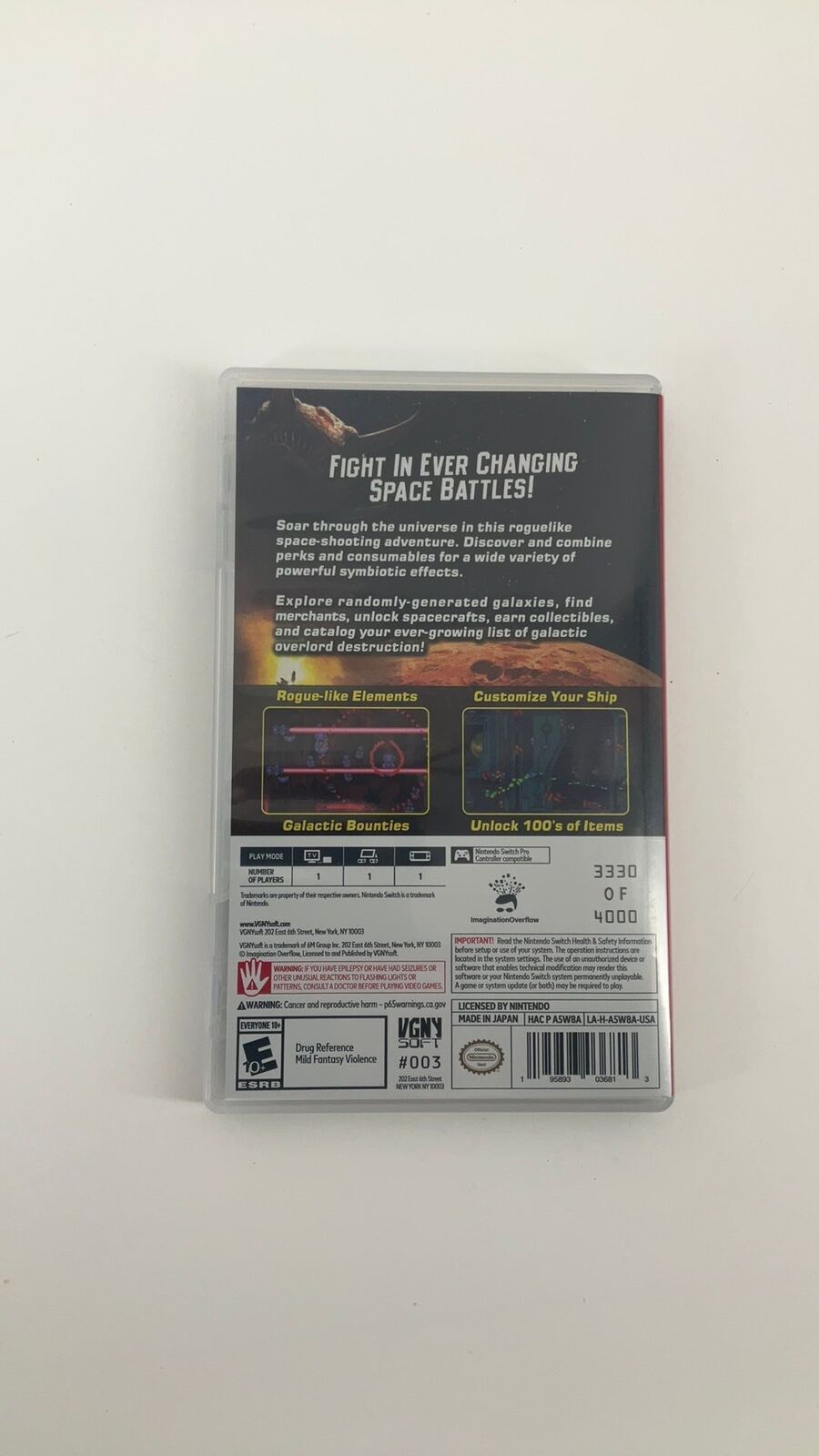 Switch – Stellar Interface (VGNYsoft #3) – CIB