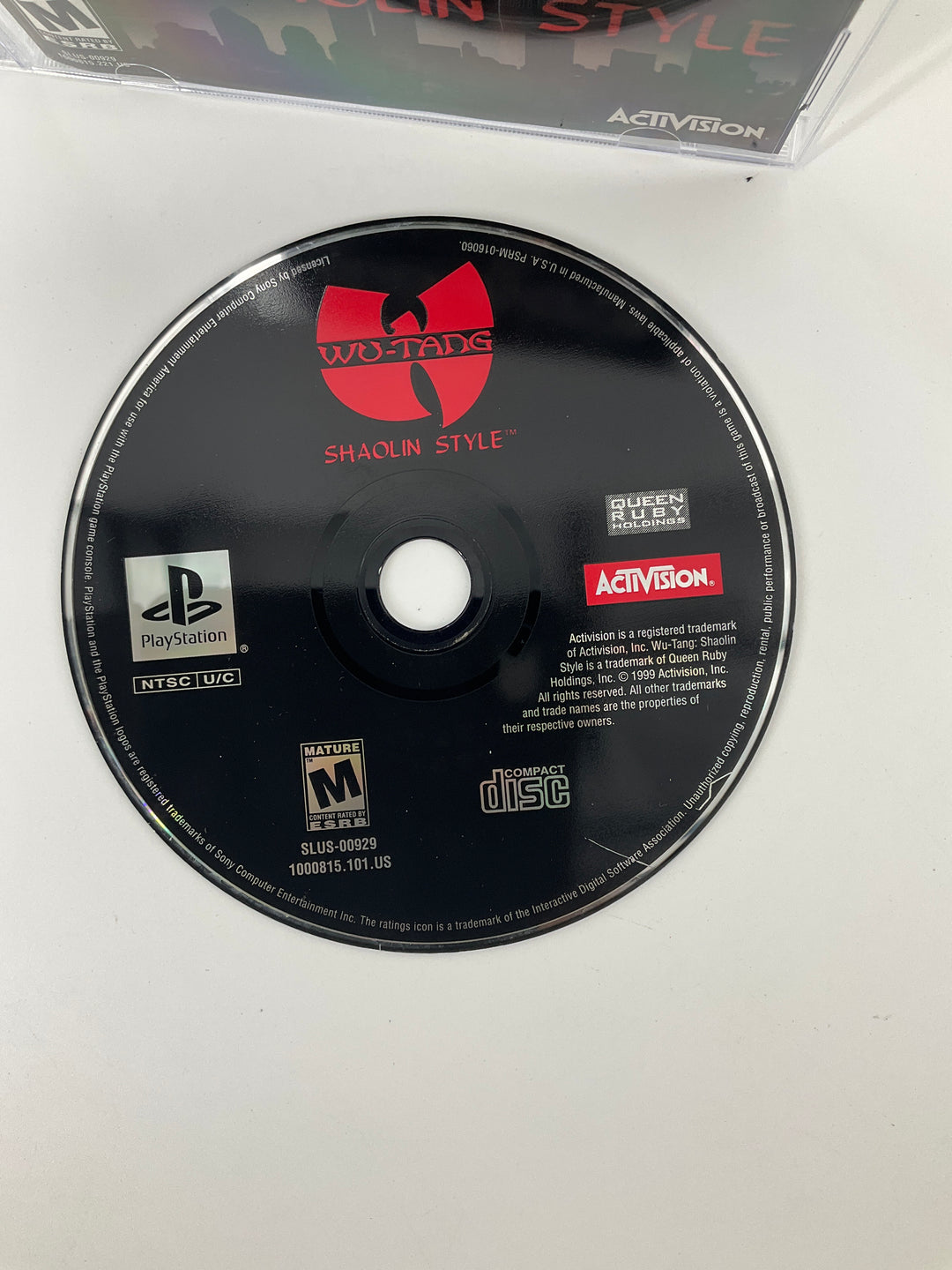 PS1 – Wu-Tang: Shaolin Style – Loose