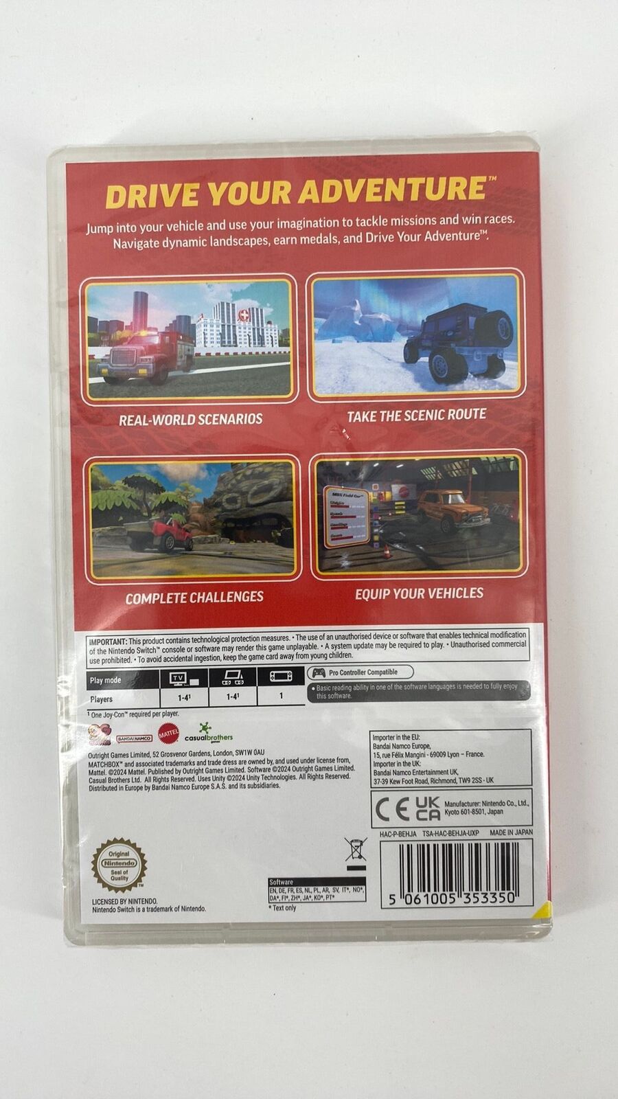 Switch – Matchbox Driving Adventures – New