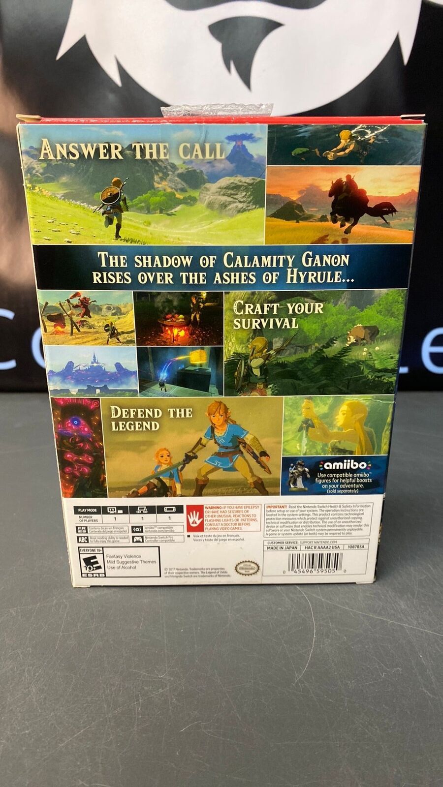 Switch – The Legend of Zelda: Breath of the Wild Starter Pack – CIB++