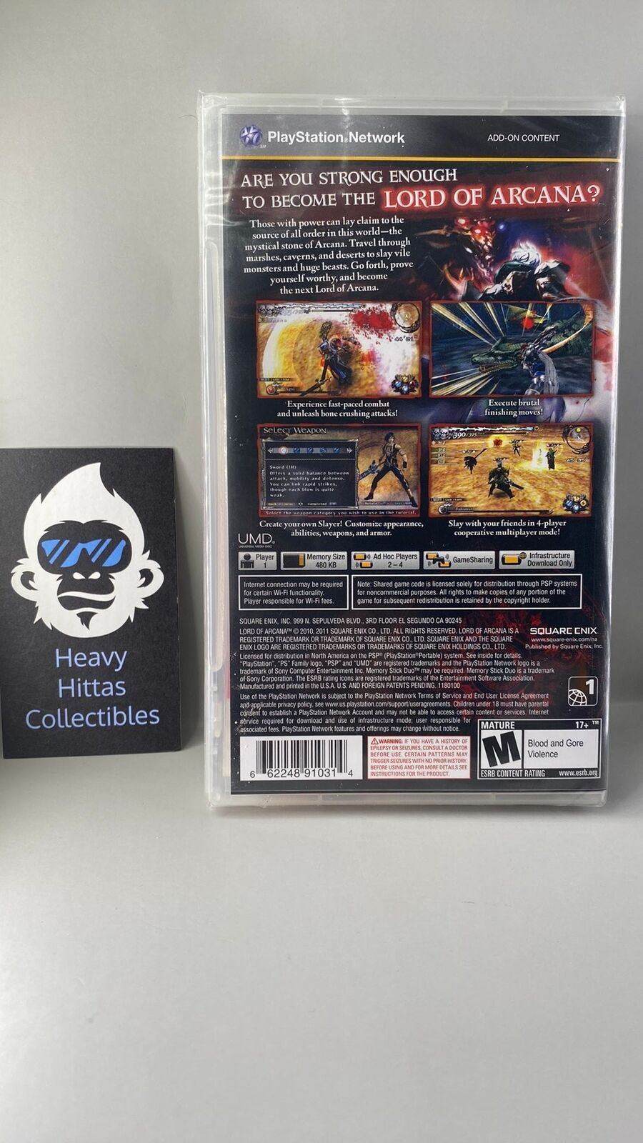 PSP – Lord of Arcana – New
