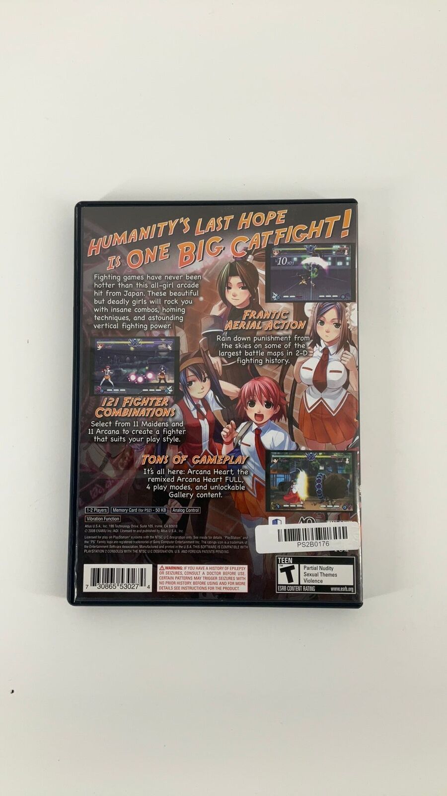 PS2 – Arcana Heart – CIB