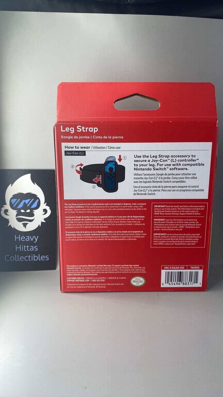 Switch - Joy-Con Leg Strap - New