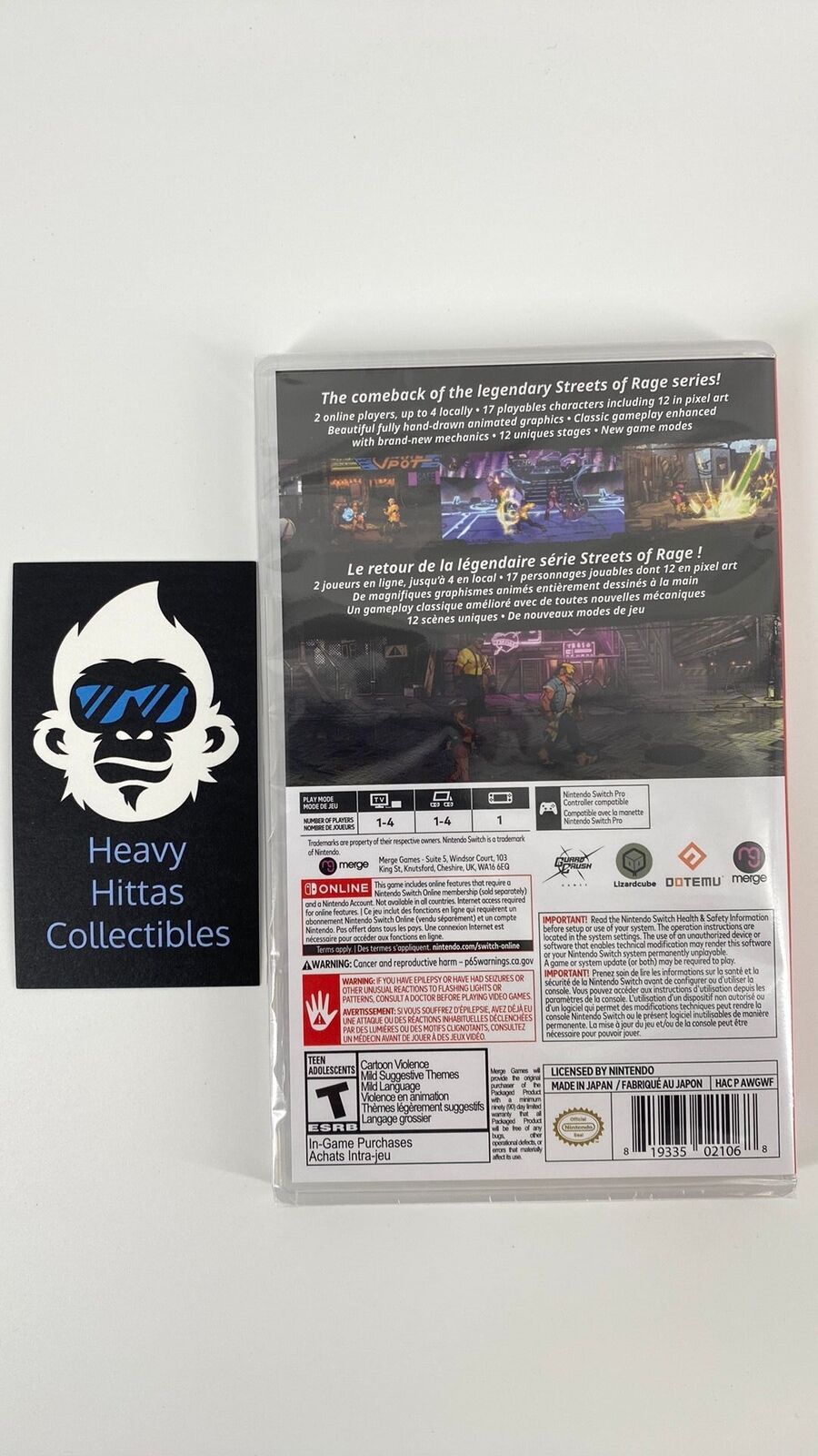 Switch – Streets of Rage 4 Anniversary Edition – New