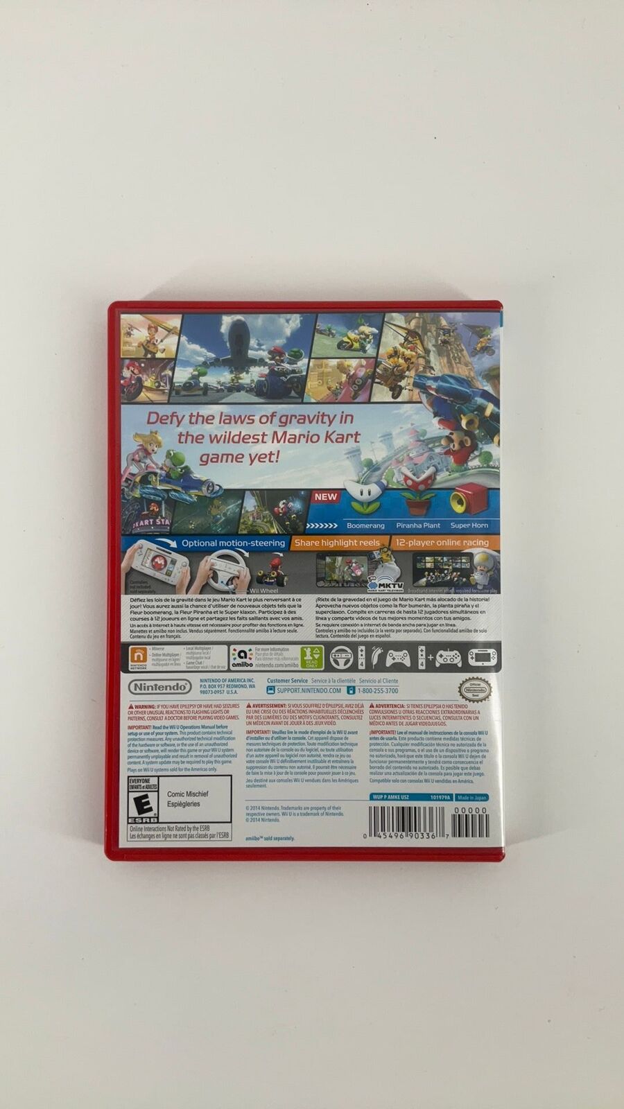 Wii U - Mario Kart 8 - CIB
