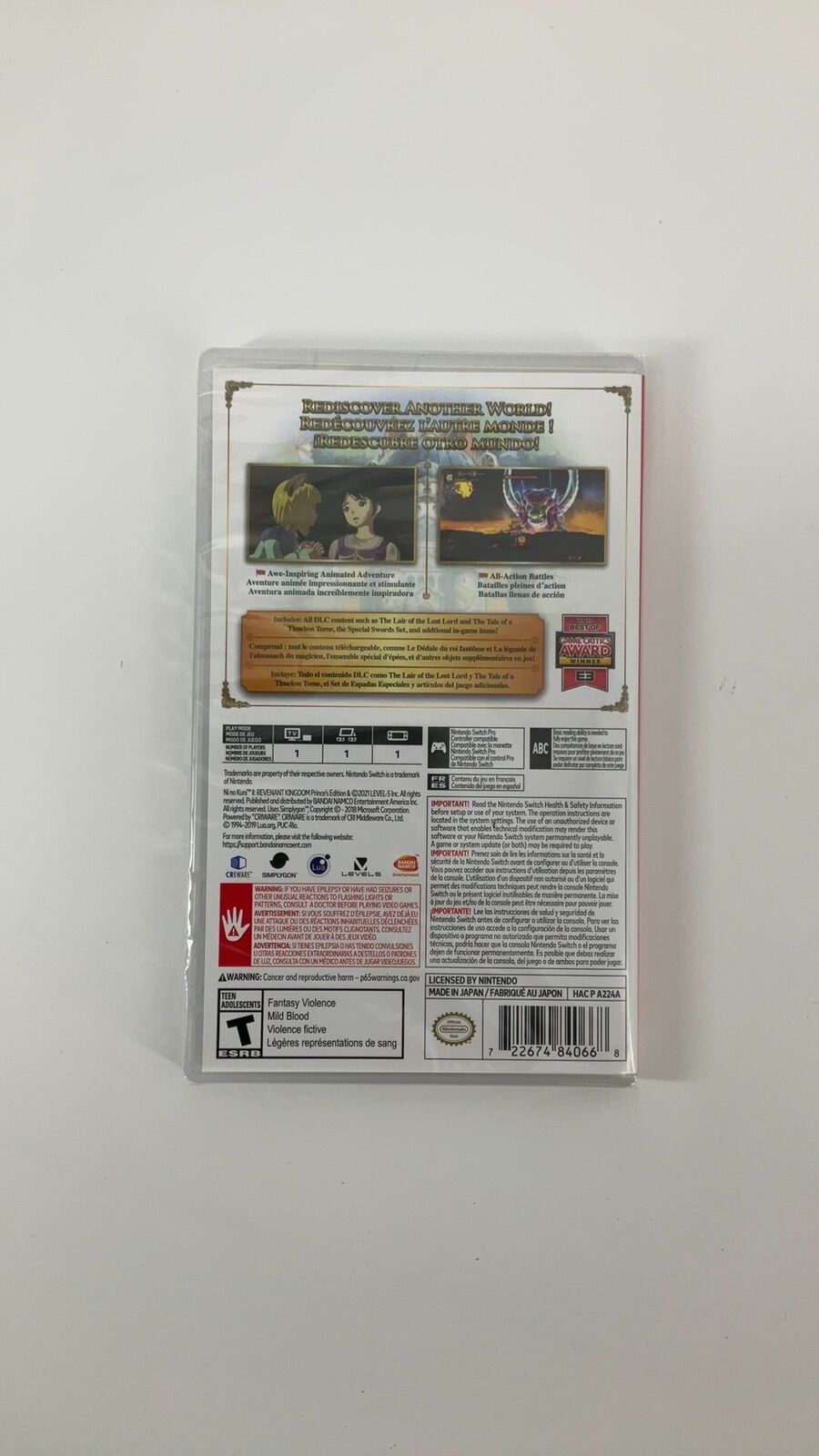 Switch – Ni no Kuni II: Revenant Kingdom – Prince’s Edition – New