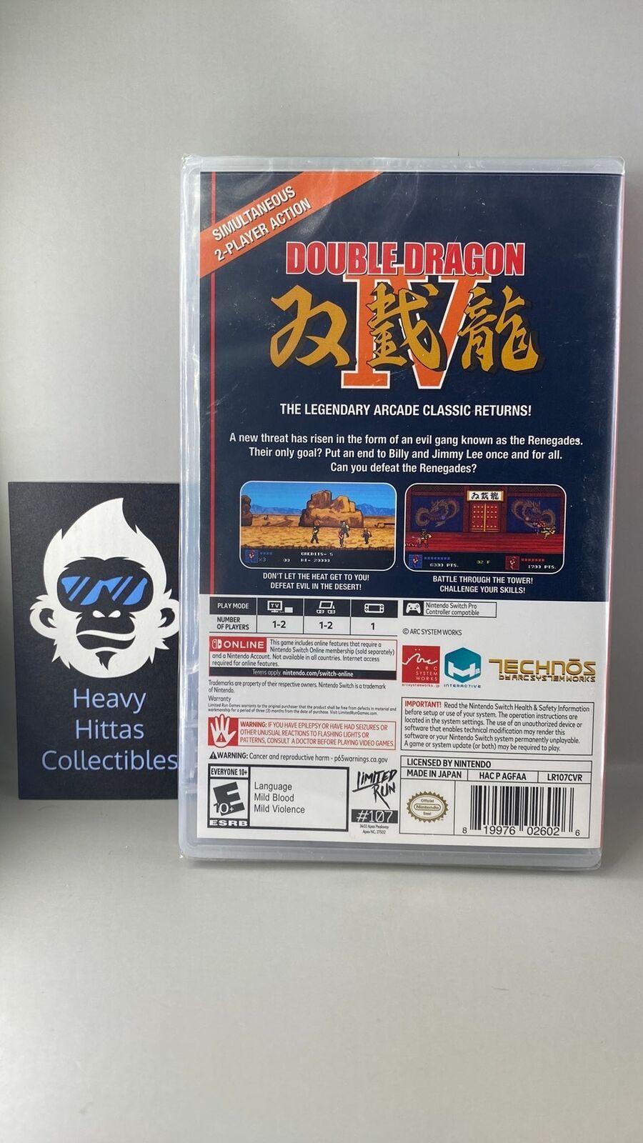 Switch – Double Dragon IV (Limited Run) – New