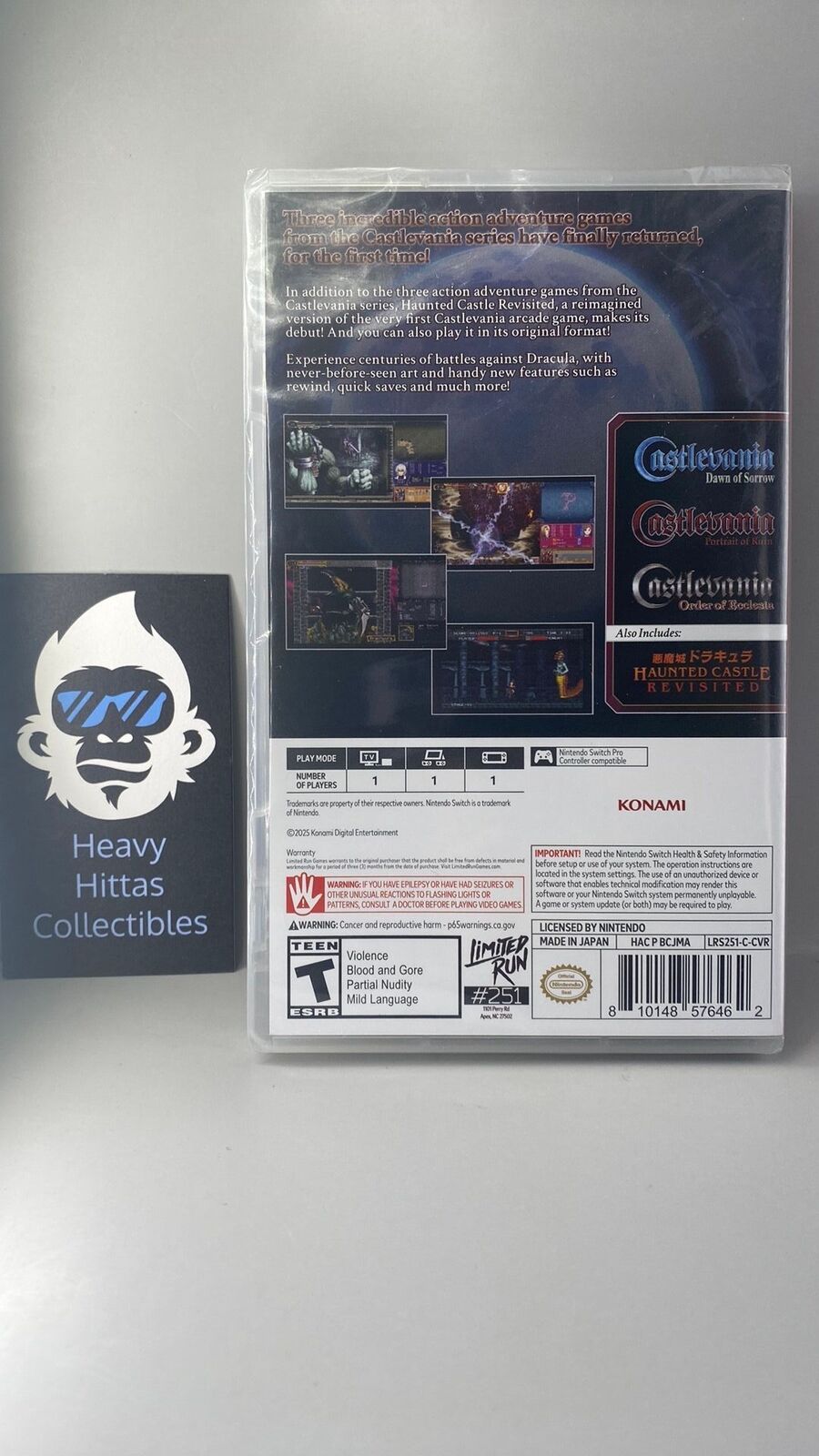 Switch – Castlevania Dominus Collection (Limited Run #251) – New