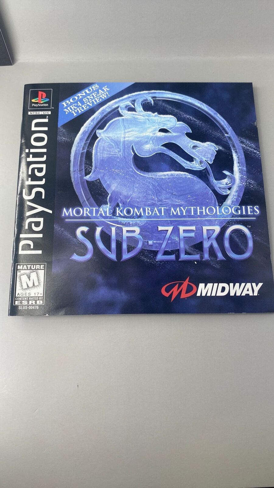 PS1 – Mortal Kombat Mythologies: Sub-Zero – CIB