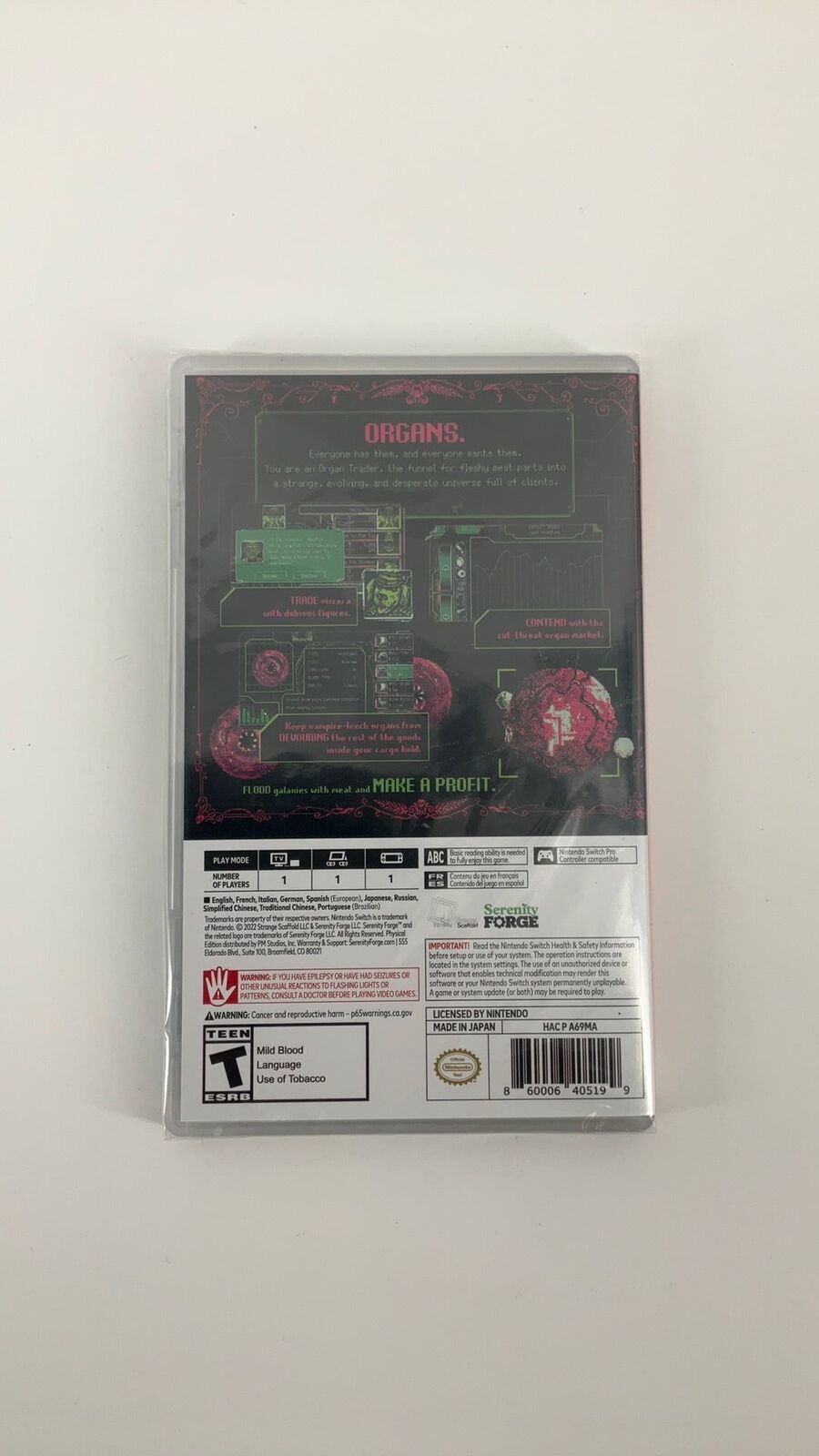Switch – Space Warlord Organ Trading Simulator – New