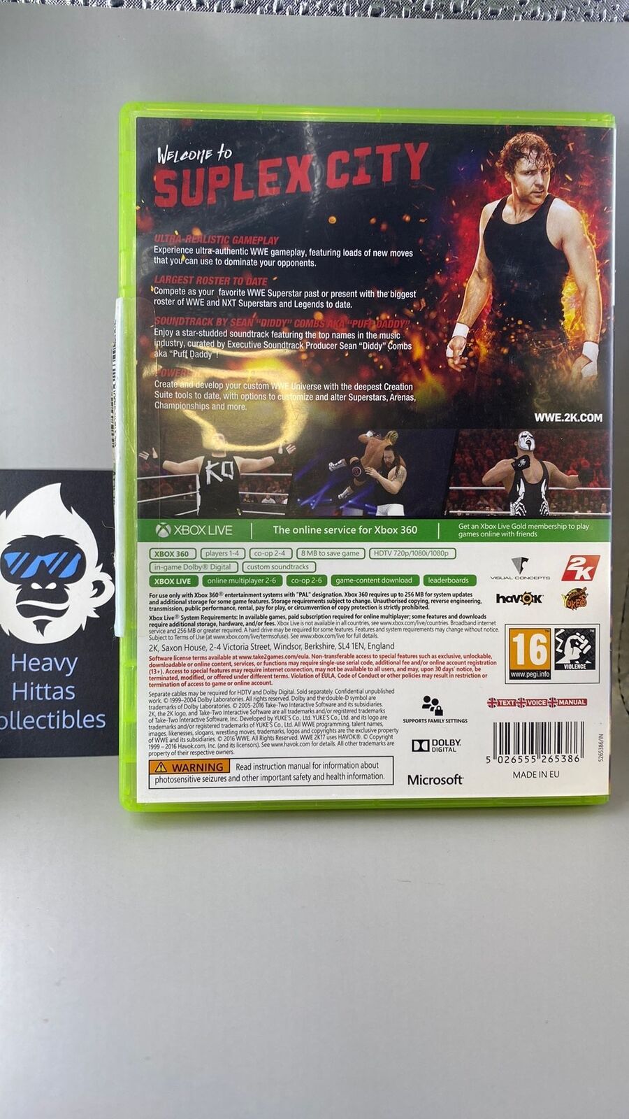 Xbox 360 - WWE 2K17 - CIB