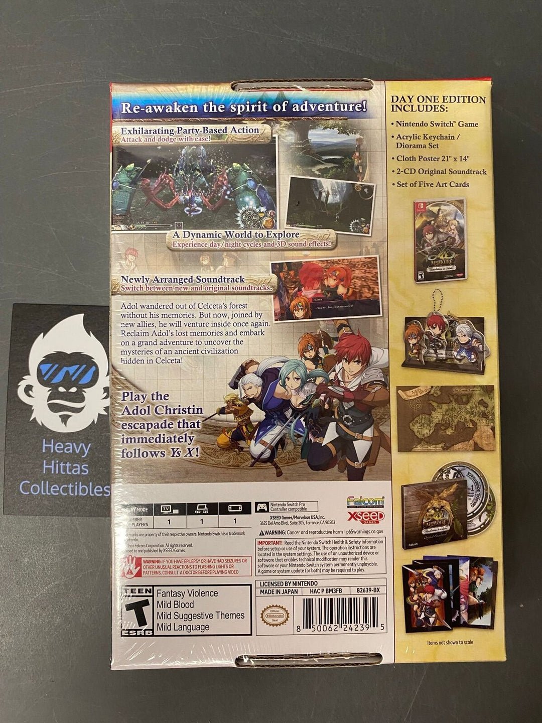 Switch – Ys Memoire: Revelations in Celceta Day One Edition – New