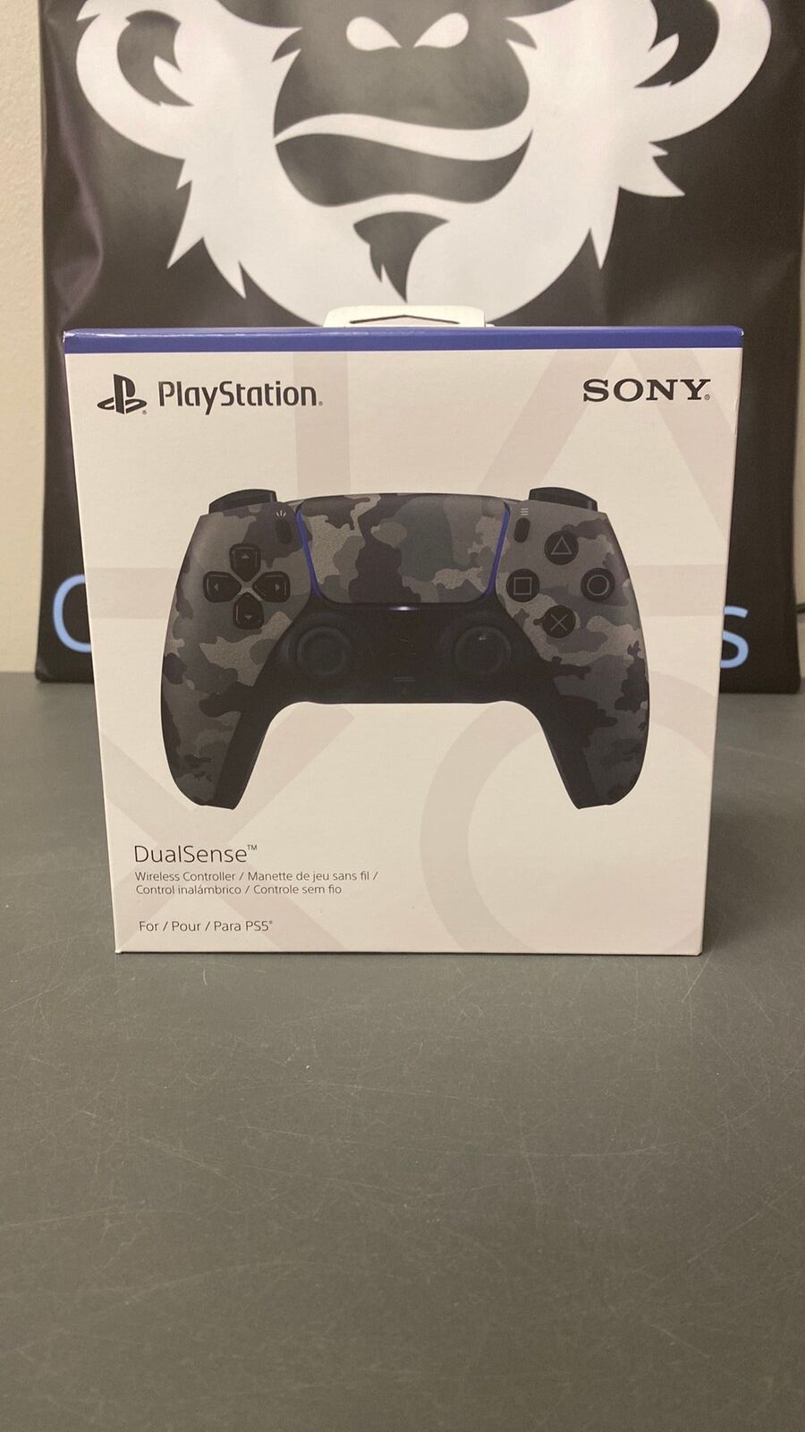 PS5 - DualSense Wireless Controller - Gray Camouflage - New