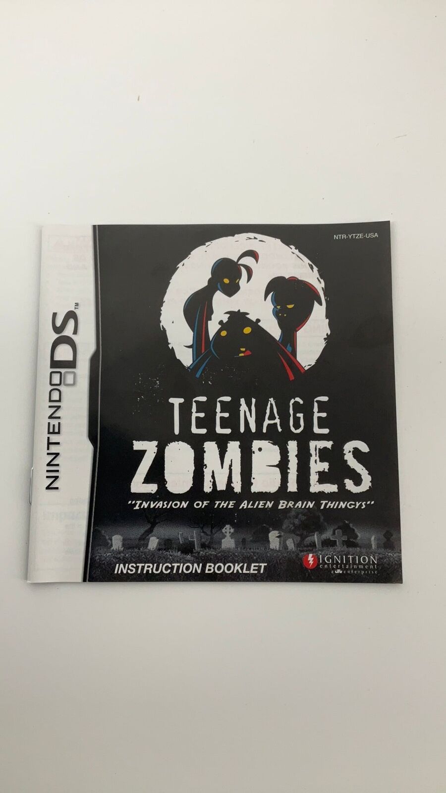 DS – Teenage Zombies: Invasion of the Alien Brain Thingys! – CIB