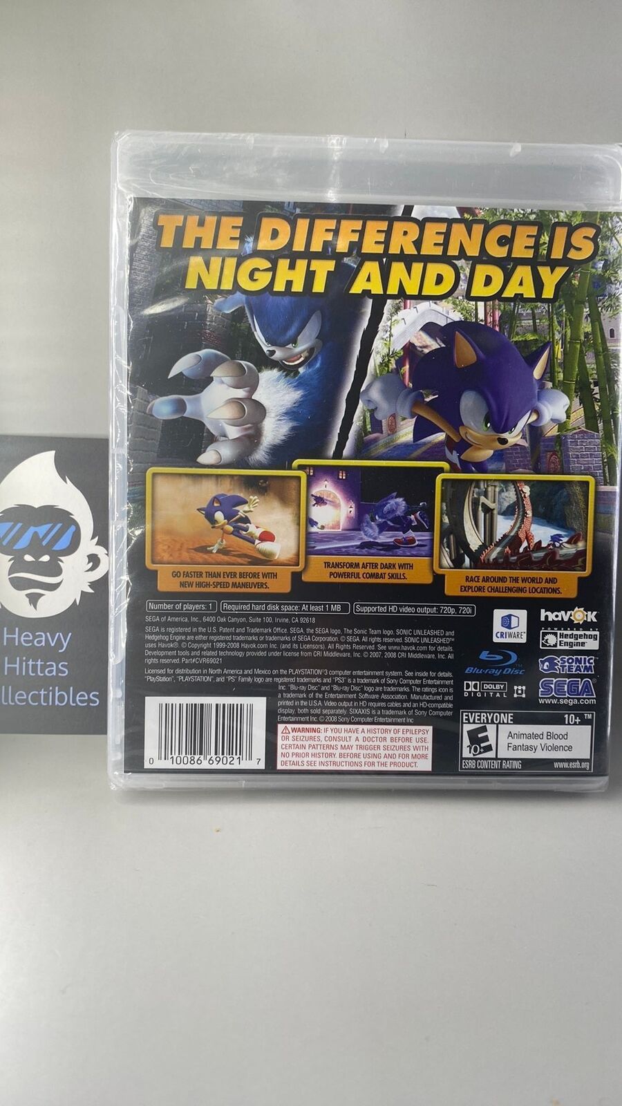 PS3 – Sonic Unleashed – New