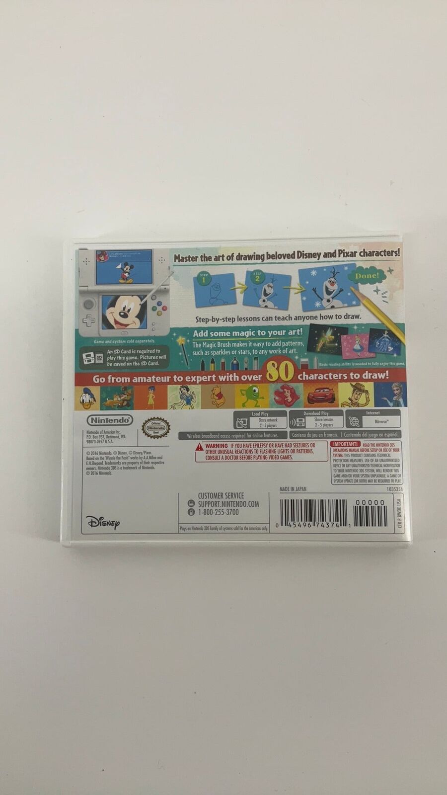 3DS – Disney Art Academy – CIB