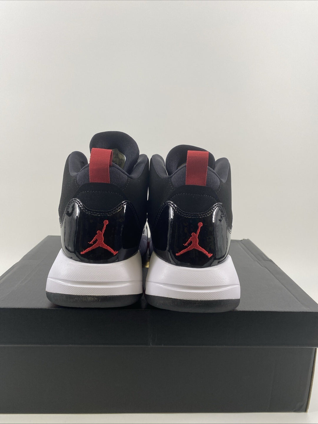 New Size 15 Men's Nike Men's Jordan Maxin 200 Black/Red/White  CD6107 001