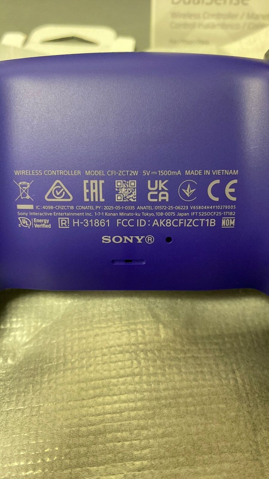 PS5 - DualSense Wireless Controller - Galactic Purple - Open Box