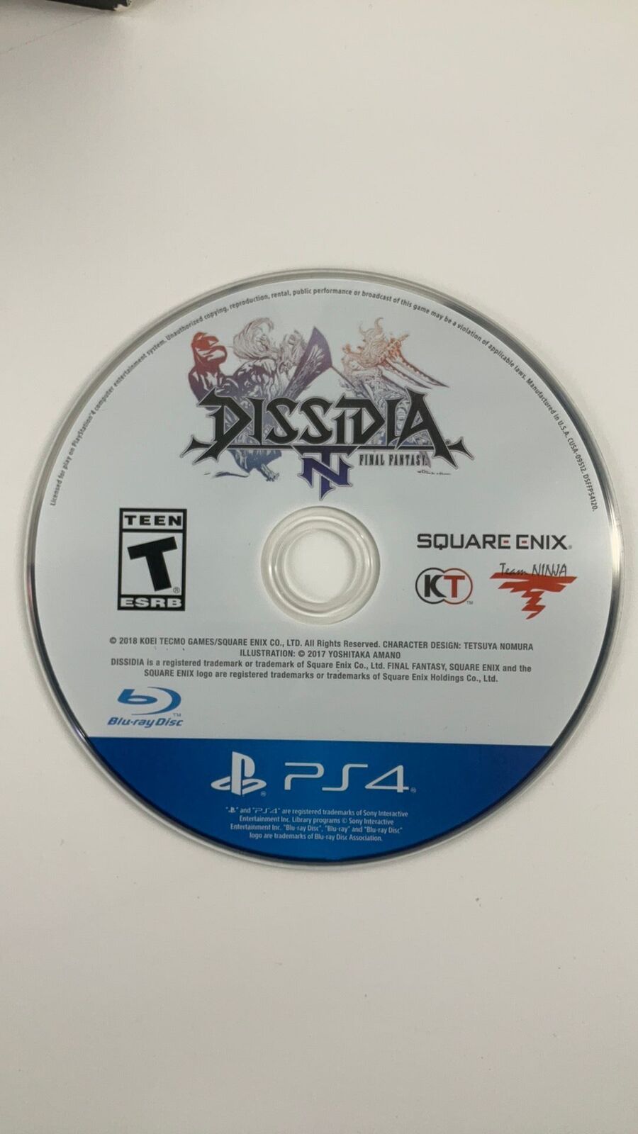 PS4 – Dissidia Final Fantasy NT Steelbook Brawler Edition – CIB
