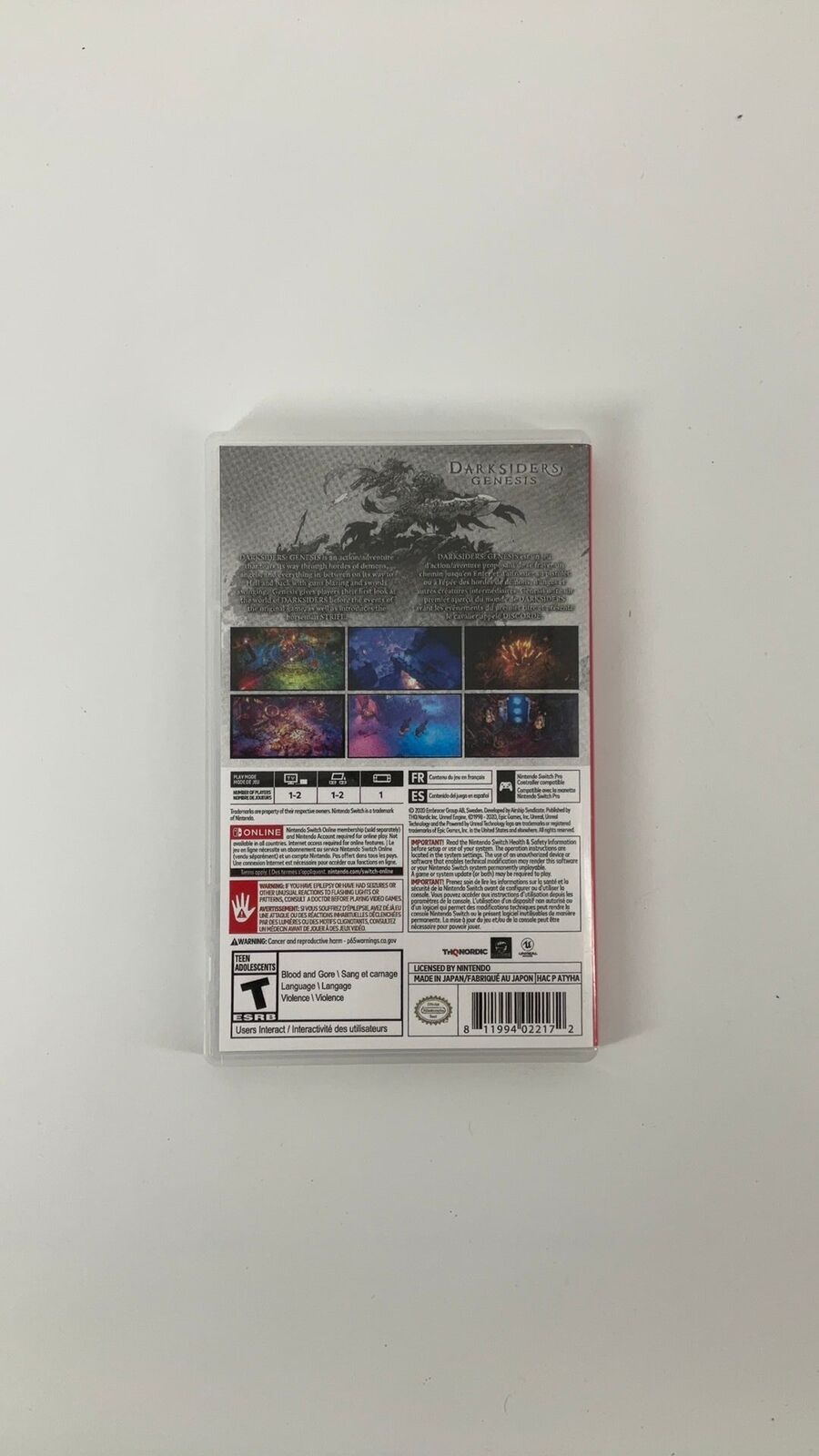 Switch – Darksiders Genesis – Loose with Reprinted Artwork