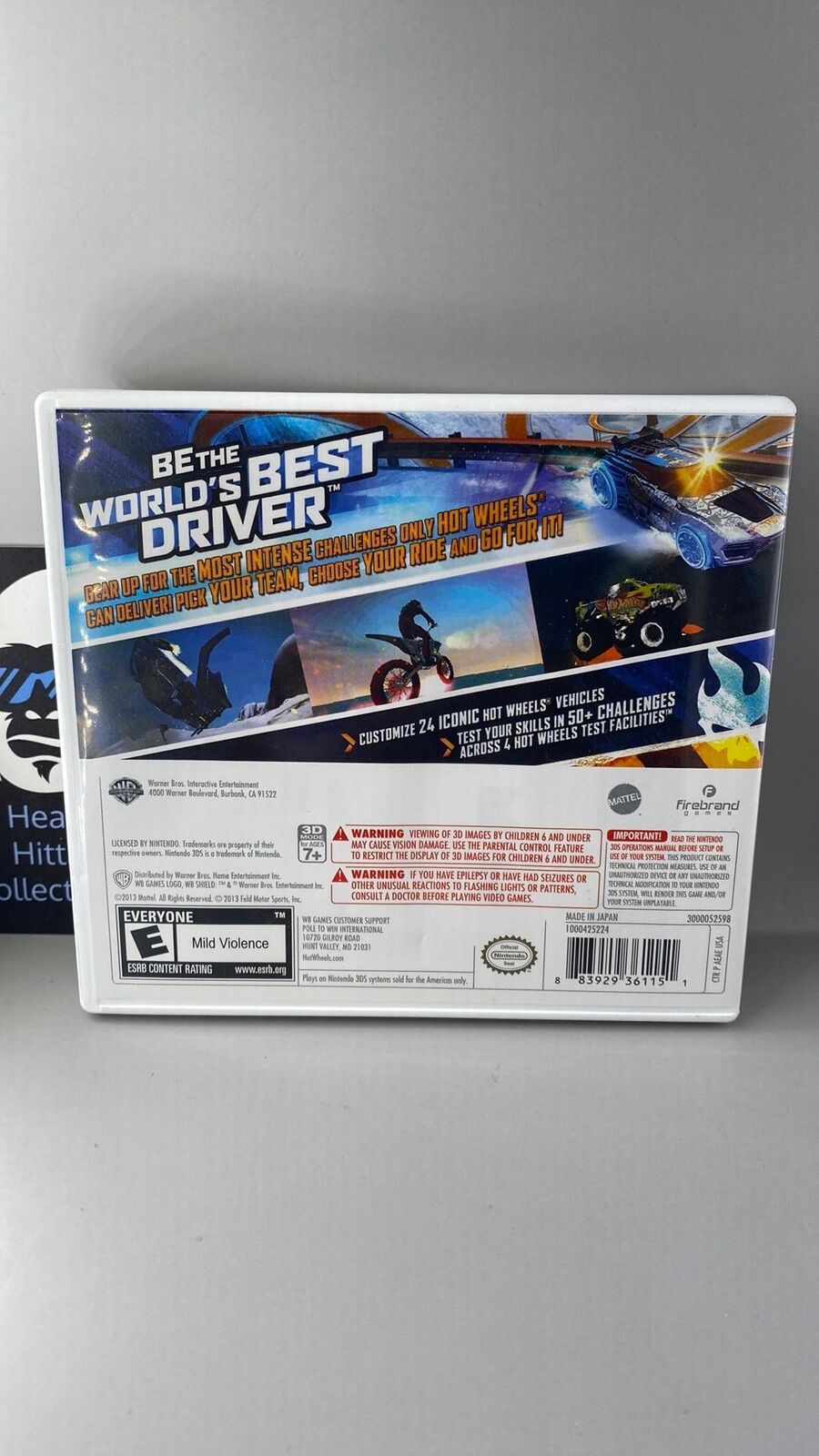 3DS – Hot Wheels: World’s Best Driver – CIB