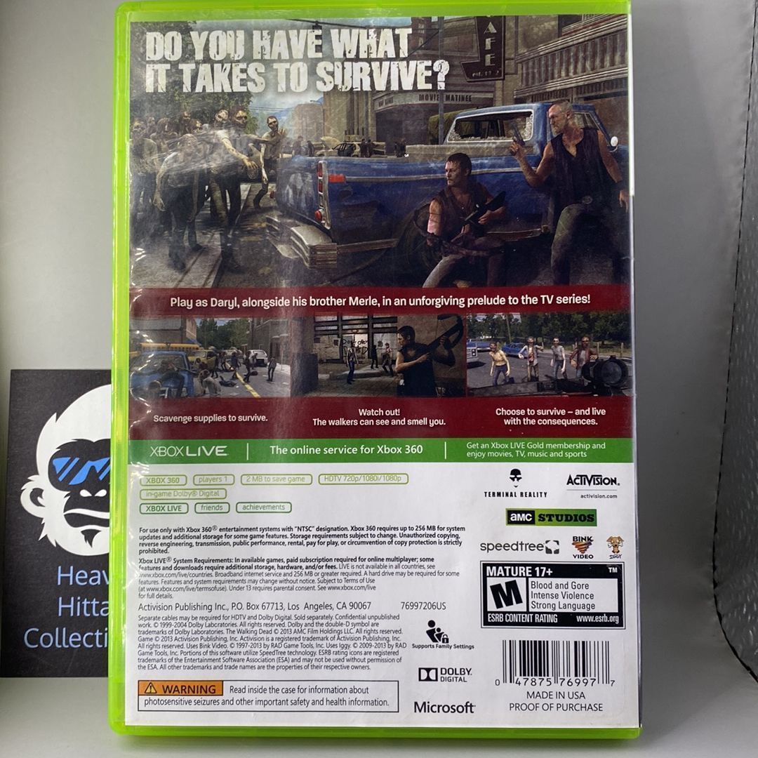 Xbox 360 - The Walking Dead: Survival Instinct - Missing Manual